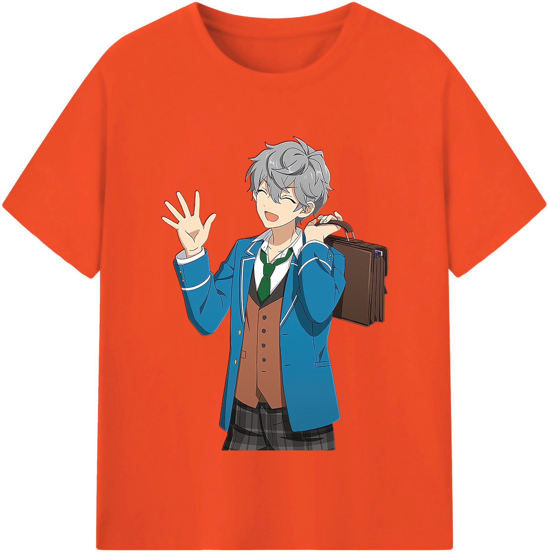 （画像用） あんさんぶるスターズ! Ensemble Stars 綿100％半袖Tシャツ（フロントプリント）