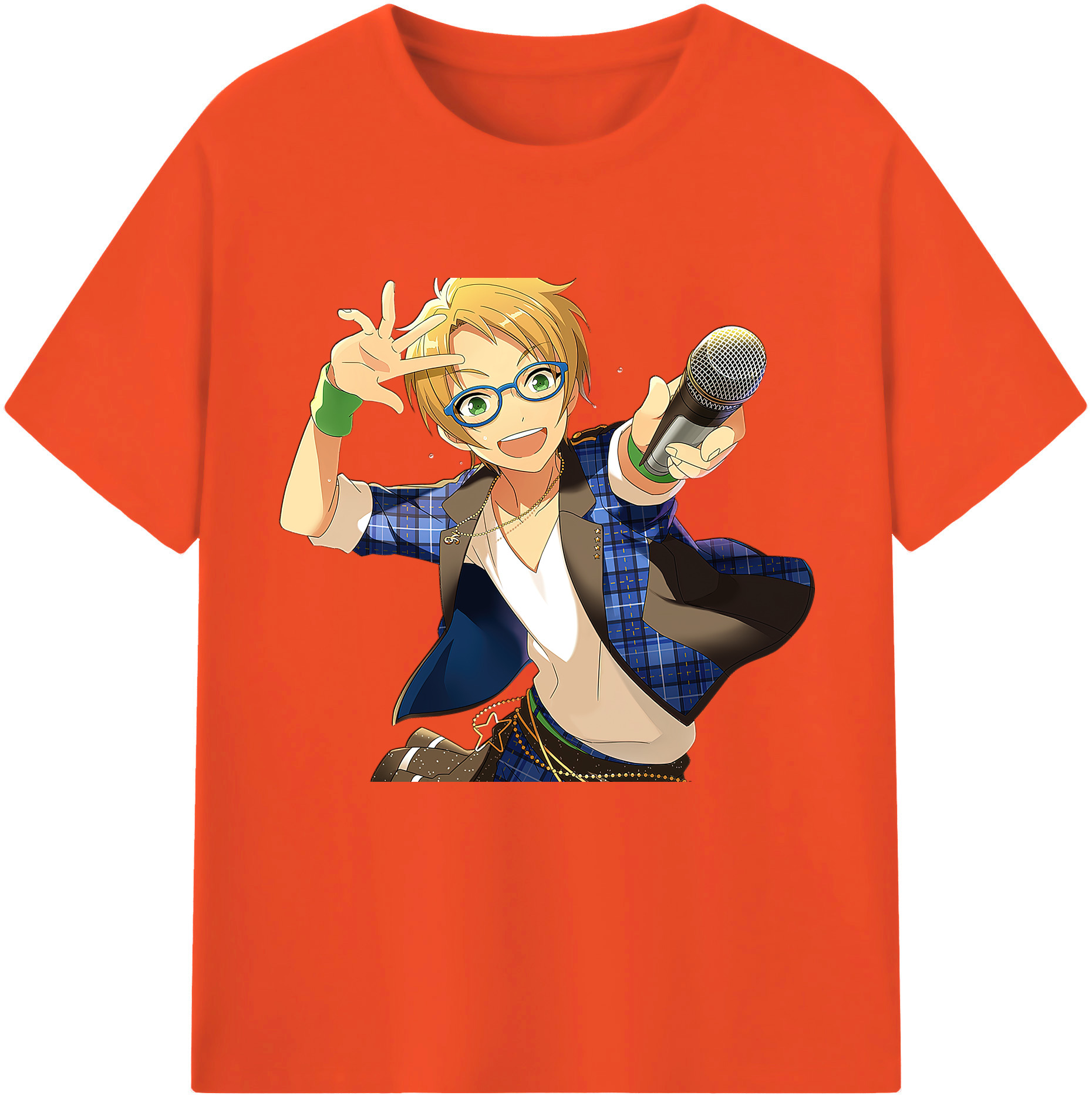 （画像用） あんさんぶるスターズ! Ensemble Stars 綿100％半袖Tシャツ（フロントプリント）