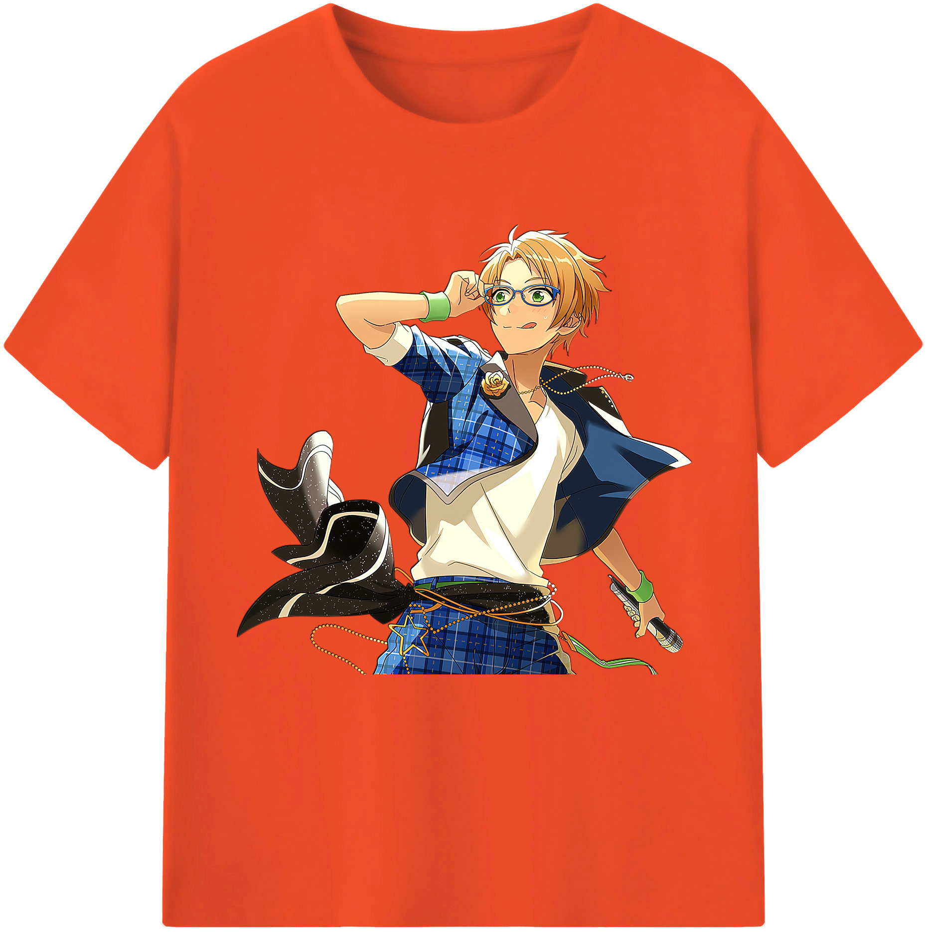 （画像用） あんさんぶるスターズ! Ensemble Stars 綿100％半袖Tシャツ（フロントプリント）