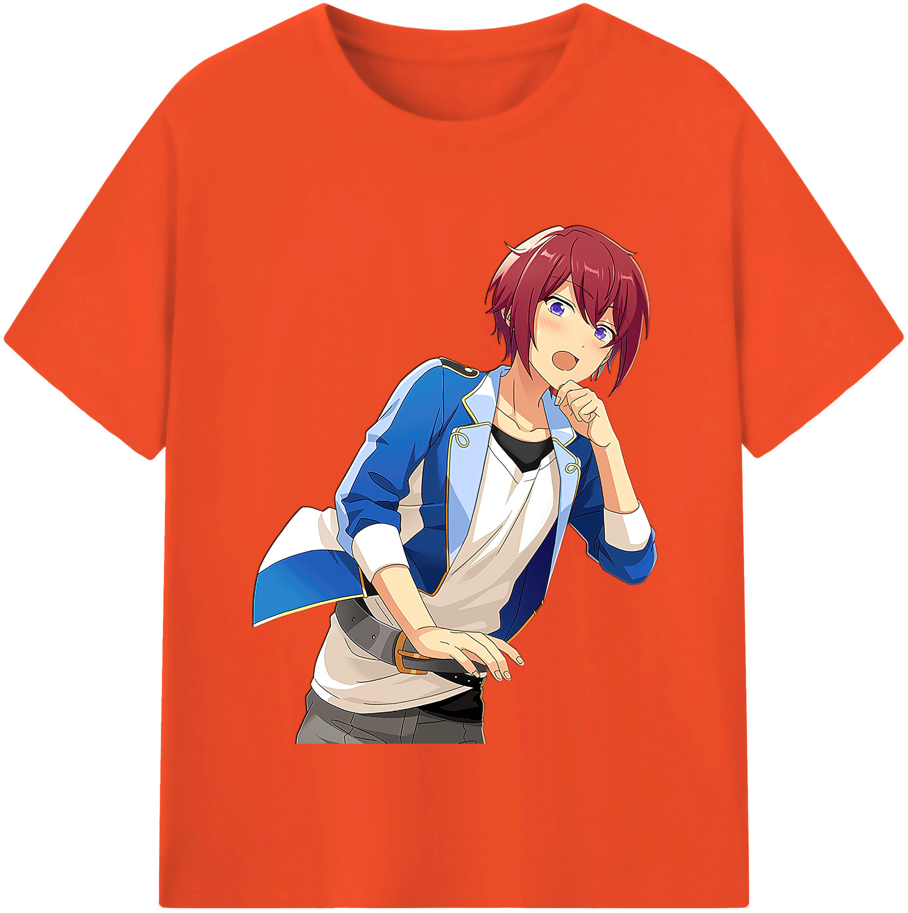 （画像用） あんさんぶるスターズ! Ensemble Stars 綿100％半袖Tシャツ（フロントプリント）