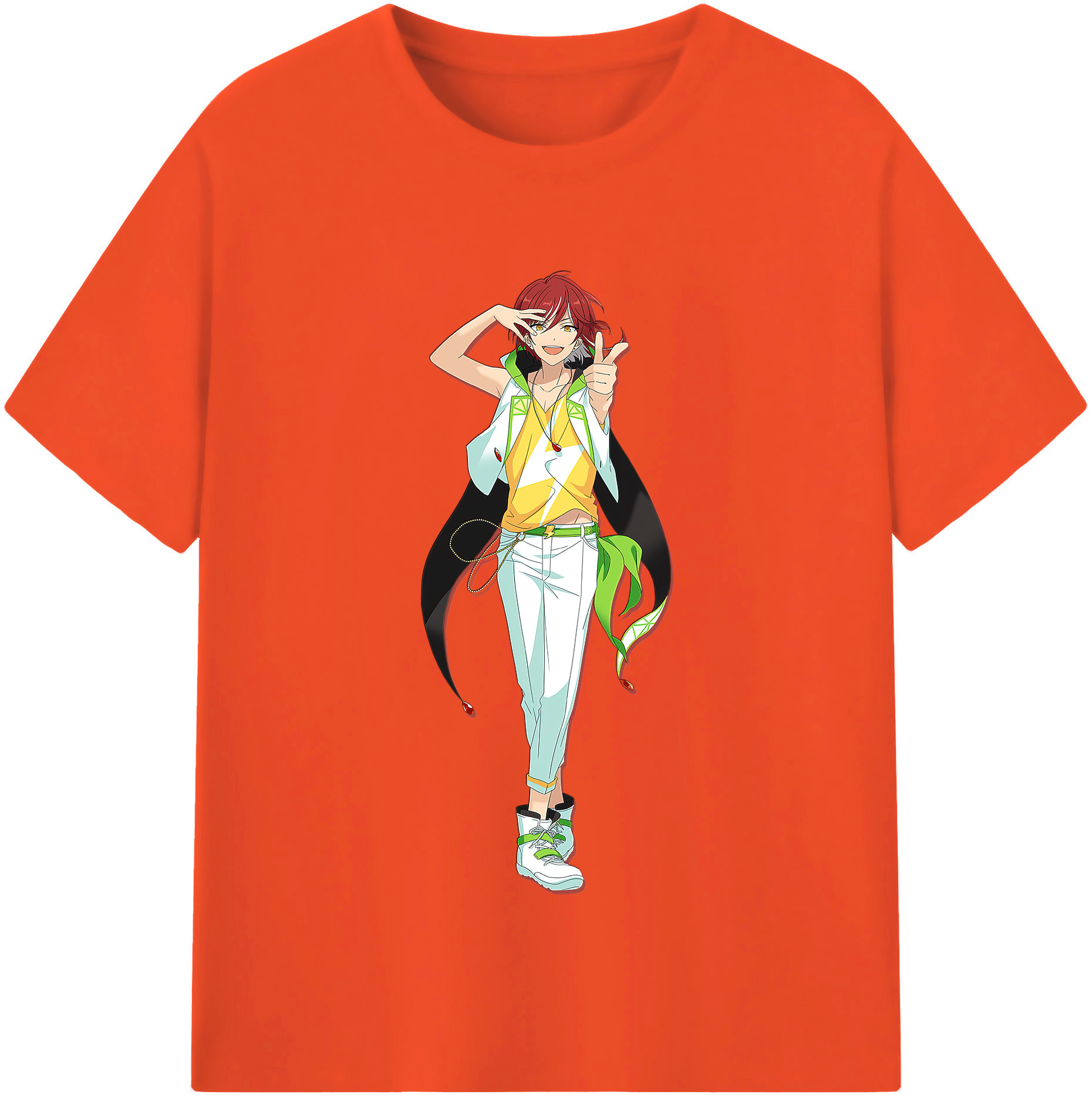 （画像用） あんさんぶるスターズ! Ensemble Stars 綿100％半袖Tシャツ（フロントプリント）