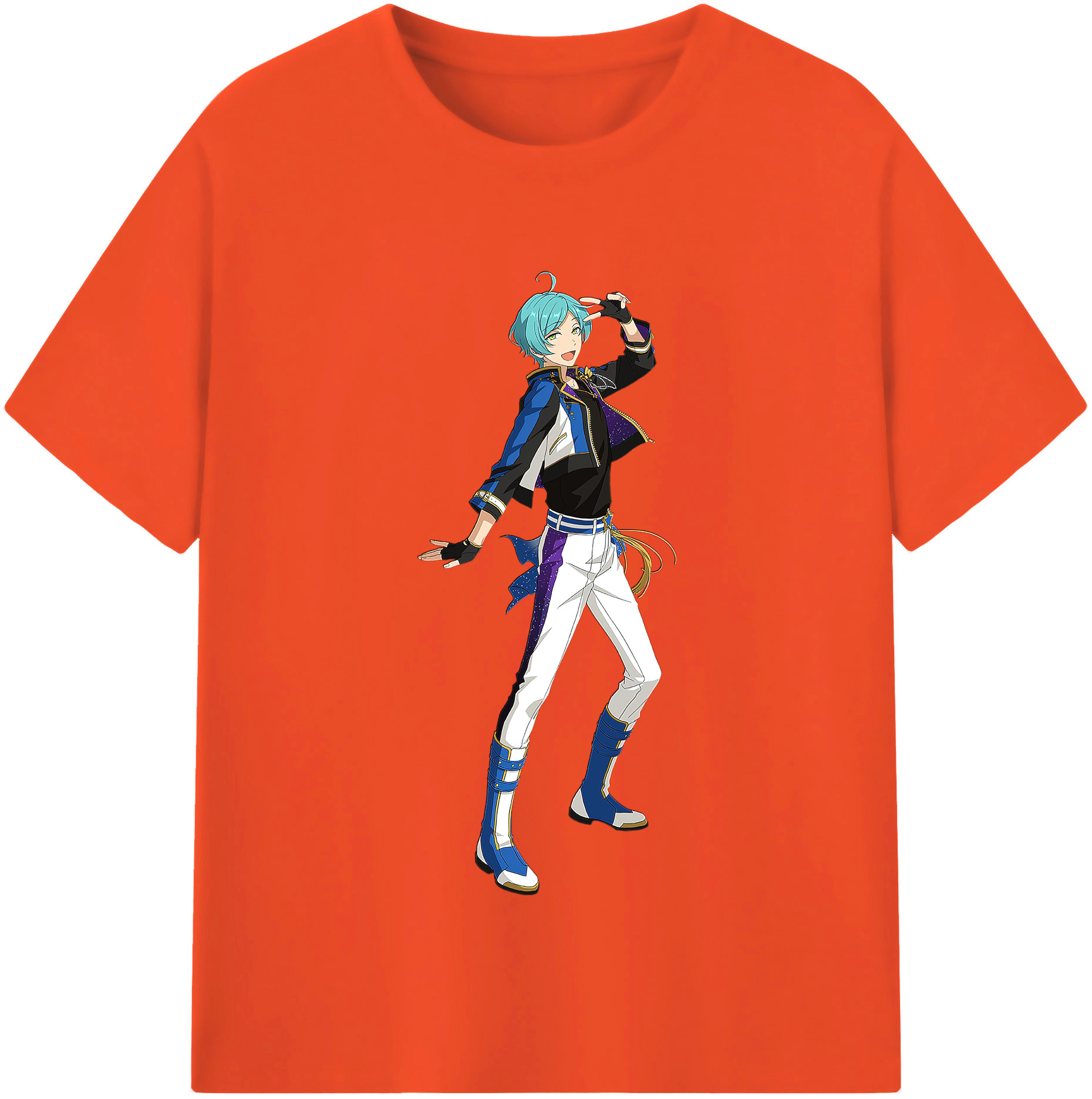 （画像用） あんさんぶるスターズ! Ensemble Stars 綿100％半袖Tシャツ（フロントプリント）
