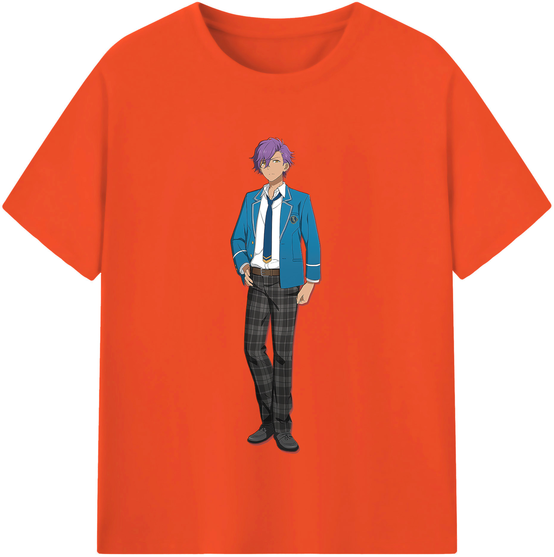 （画像用） あんさんぶるスターズ! Ensemble Stars 綿100％半袖Tシャツ（フロントプリント）