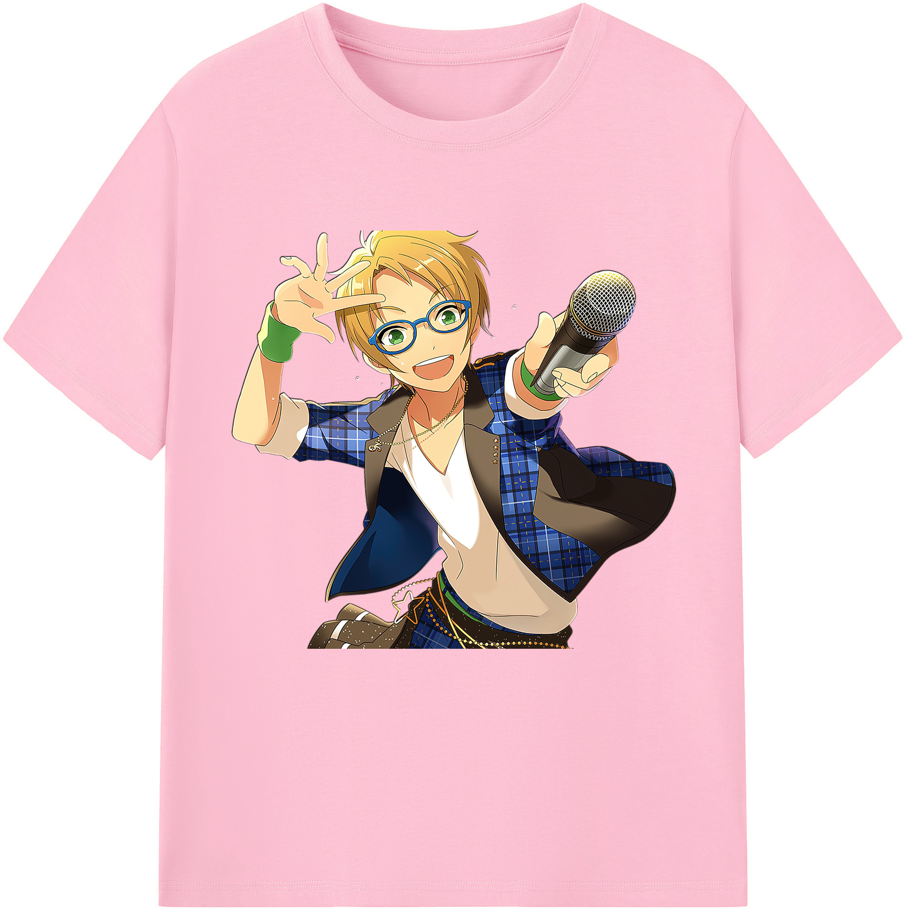 （画像用） あんさんぶるスターズ! Ensemble Stars 綿100％半袖Tシャツ（フロントプリント）