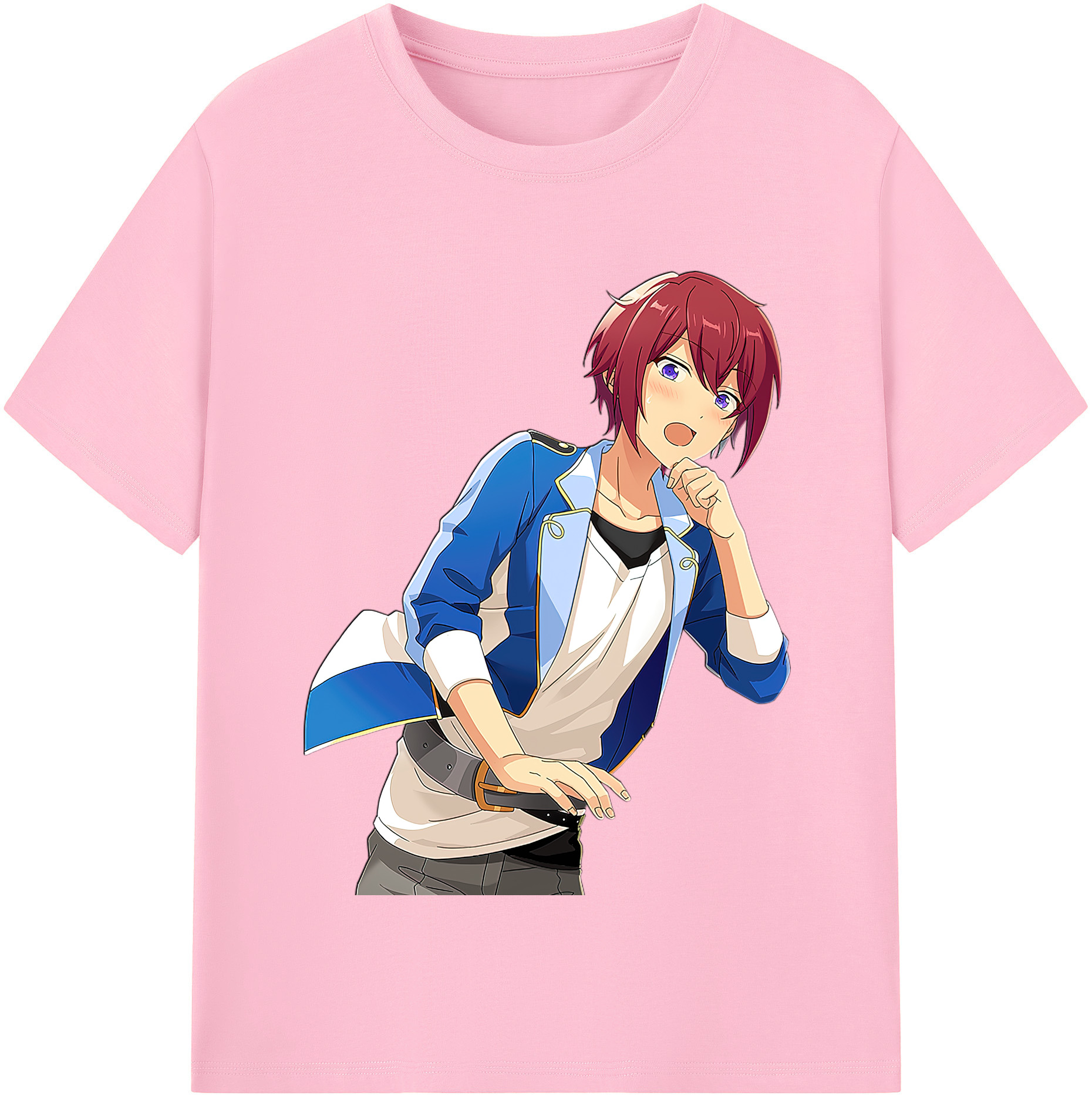 （画像用） あんさんぶるスターズ! Ensemble Stars 綿100％半袖Tシャツ（フロントプリント）