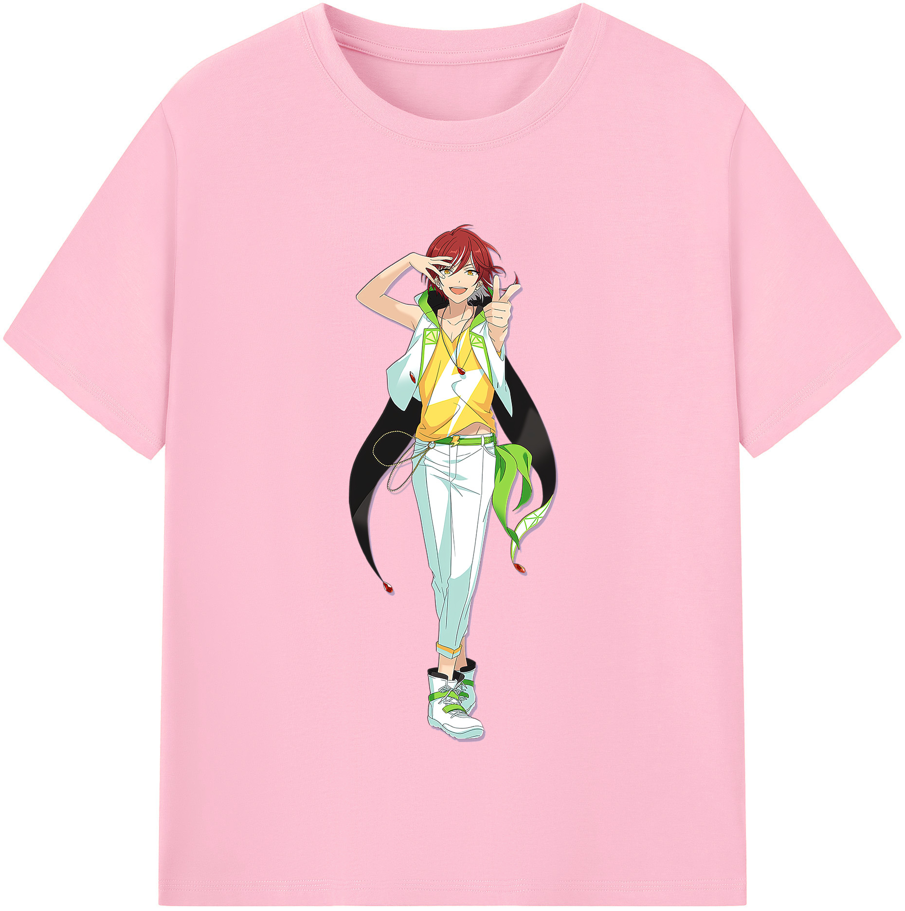 （画像用） あんさんぶるスターズ! Ensemble Stars 綿100％半袖Tシャツ（フロントプリント）