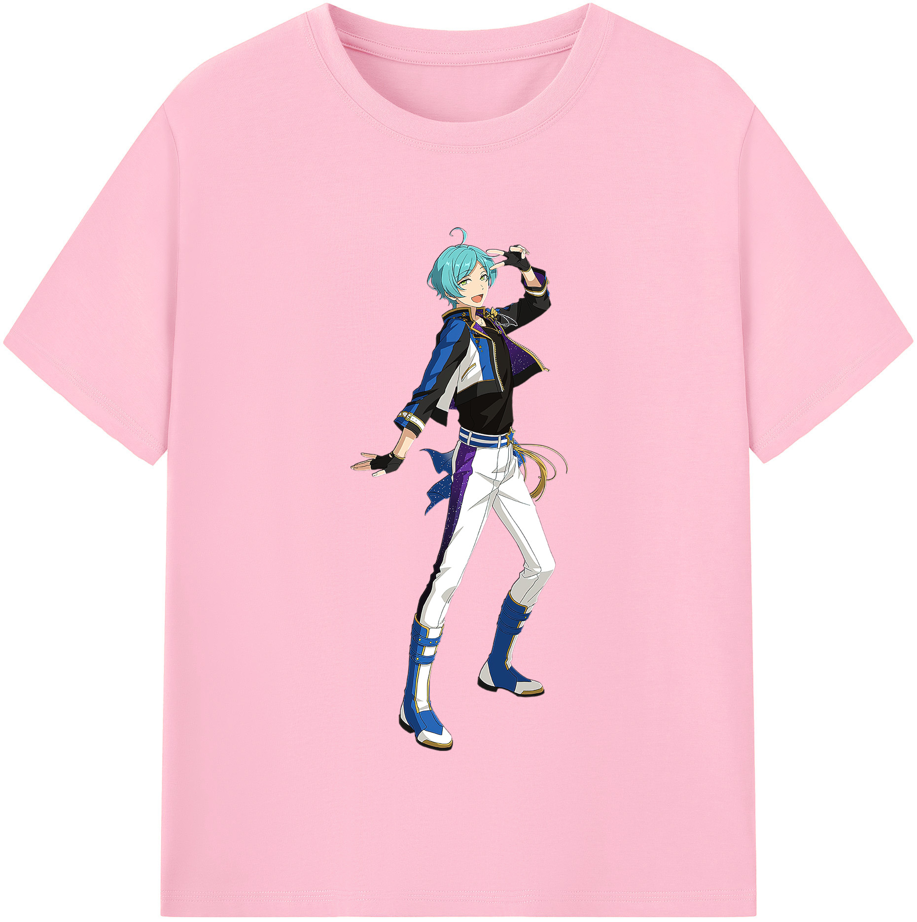 （画像用） あんさんぶるスターズ! Ensemble Stars 綿100％半袖Tシャツ（フロントプリント）