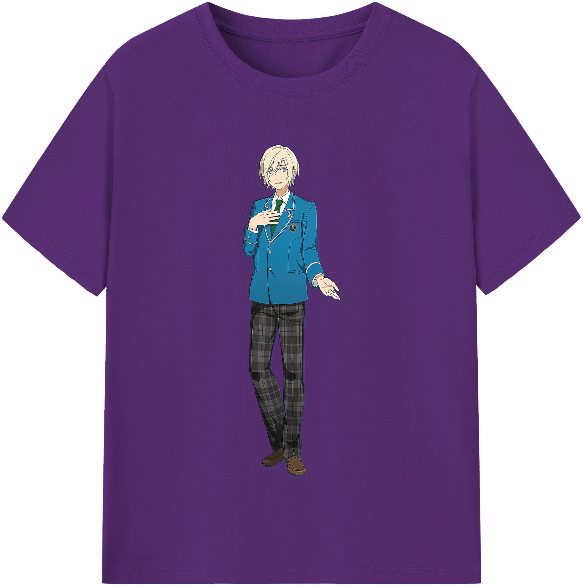 （画像用） あんさんぶるスターズ! Ensemble Stars 綿100％半袖Tシャツ（フロントプリント）