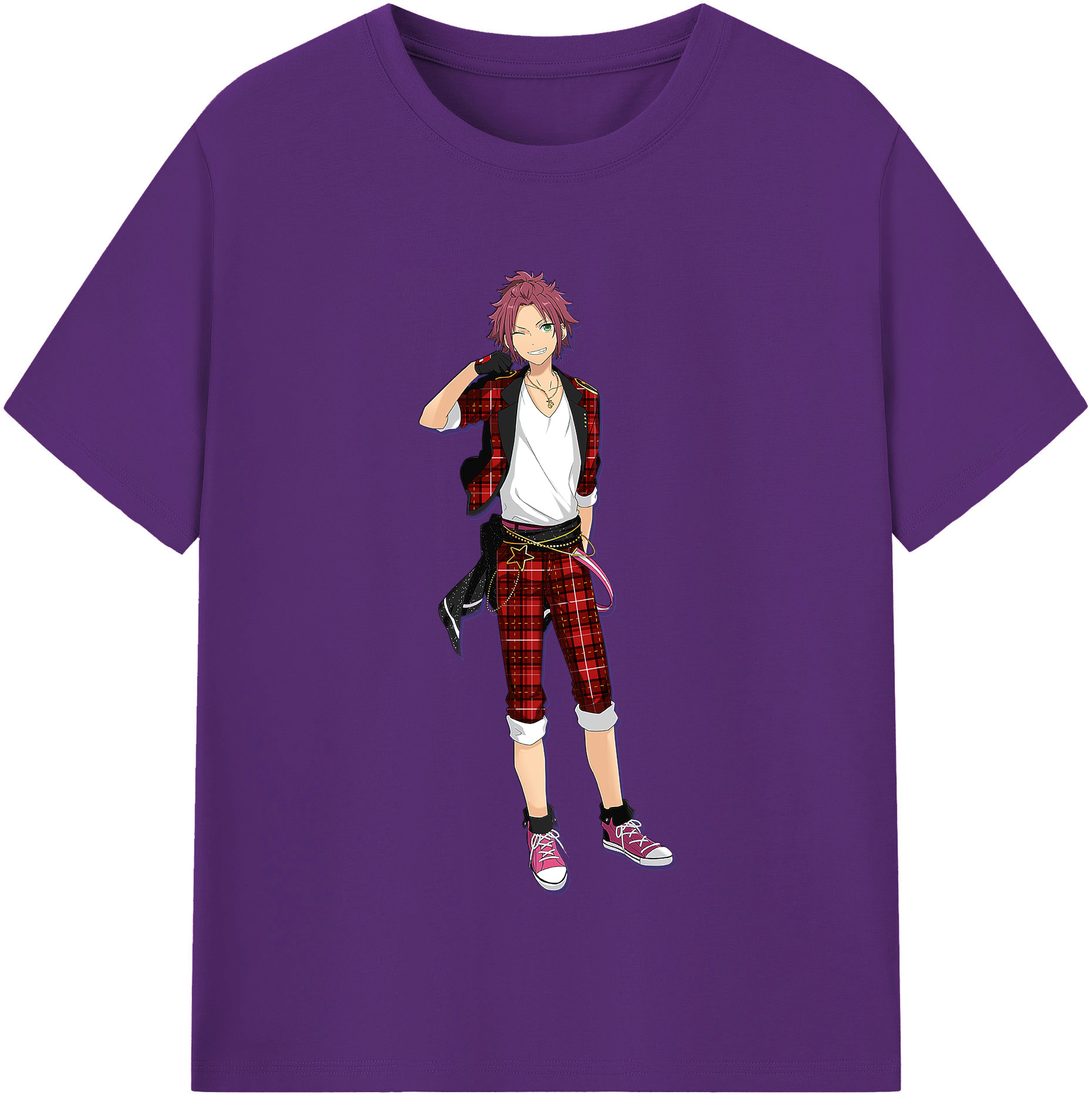 （画像用） あんさんぶるスターズ! Ensemble Stars 綿100％半袖Tシャツ（フロントプリント）