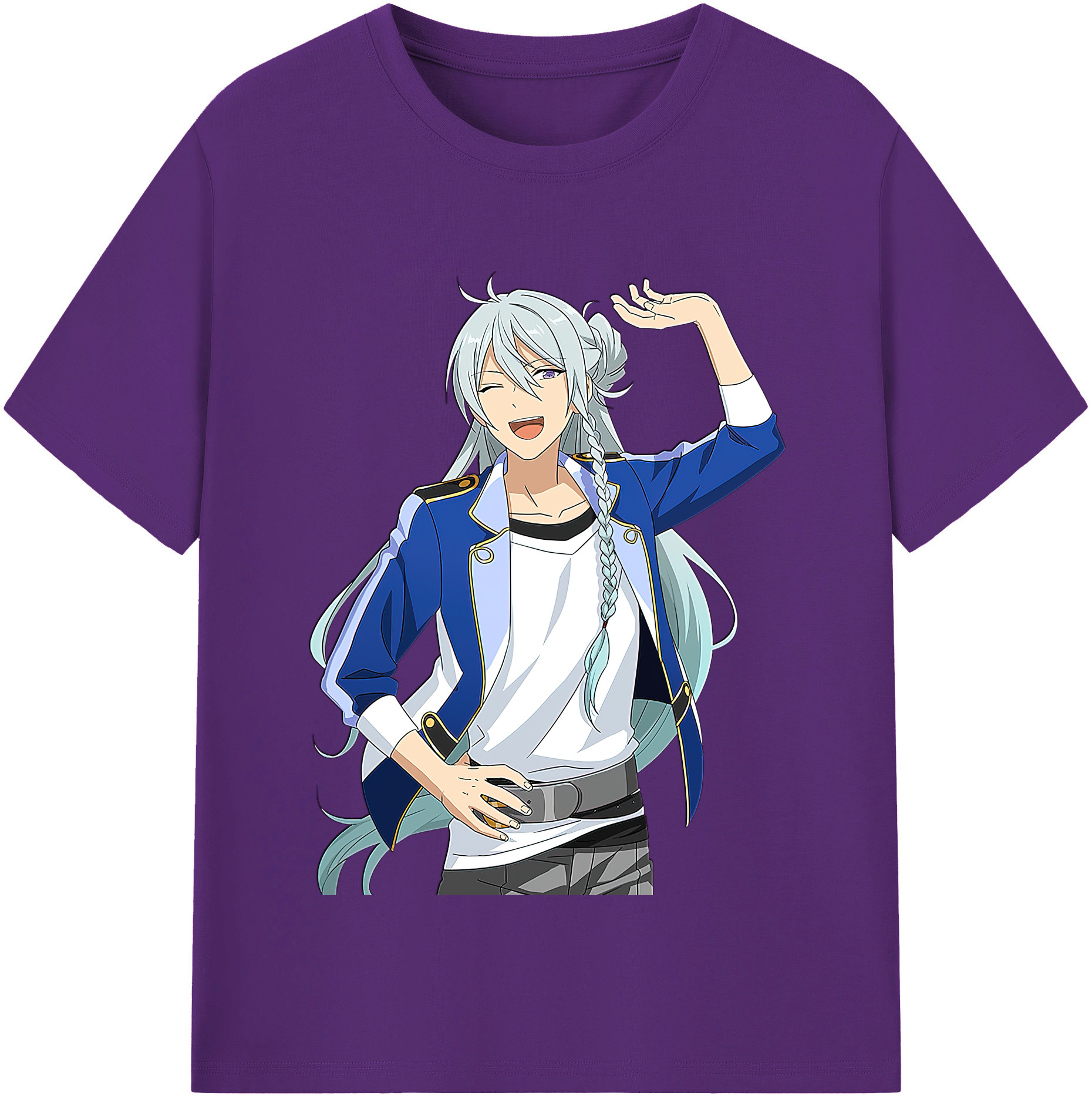 （画像用） あんさんぶるスターズ! Ensemble Stars 綿100％半袖Tシャツ（フロントプリント）