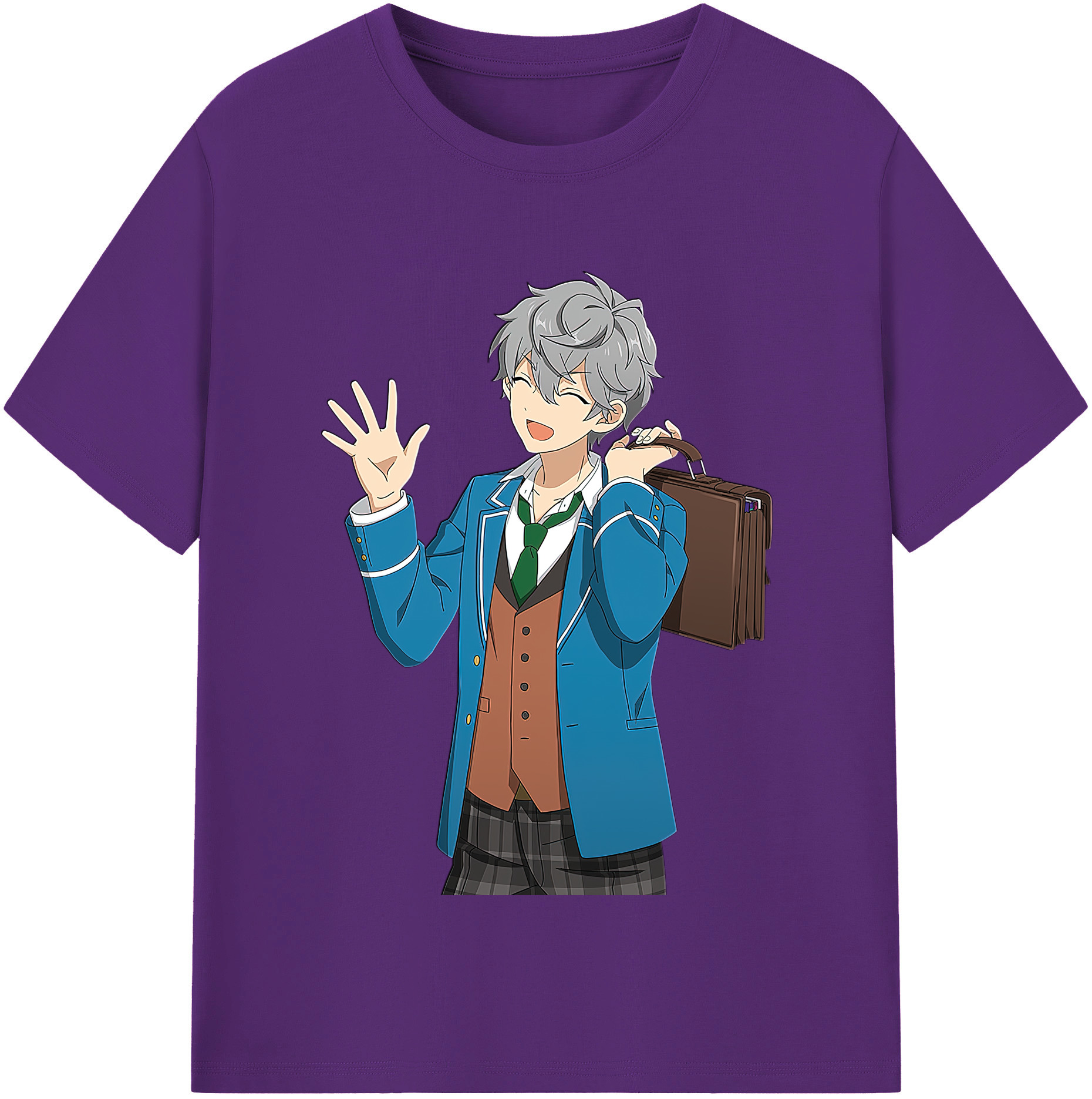 （画像用） あんさんぶるスターズ! Ensemble Stars 綿100％半袖Tシャツ（フロントプリント）