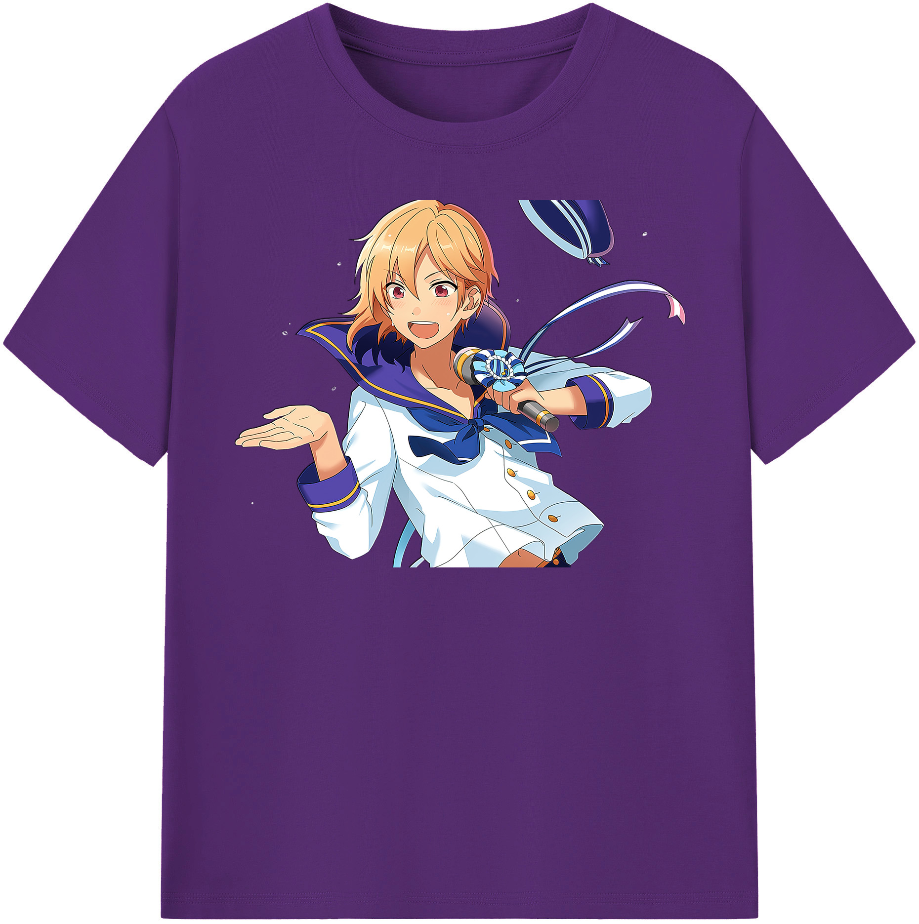 （画像用） あんさんぶるスターズ! Ensemble Stars 綿100％半袖Tシャツ（フロントプリント）