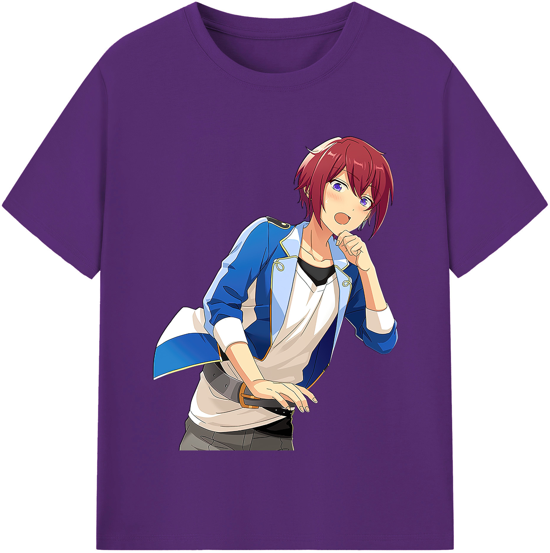 （画像用） あんさんぶるスターズ! Ensemble Stars 綿100％半袖Tシャツ（フロントプリント）