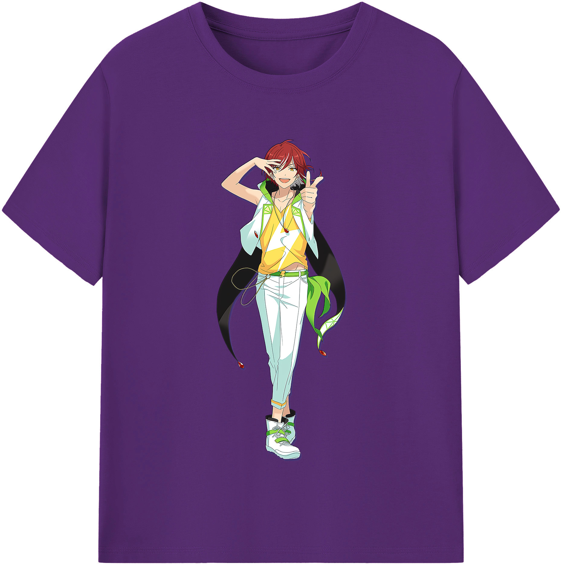 （画像用） あんさんぶるスターズ! Ensemble Stars 綿100％半袖Tシャツ（フロントプリント）