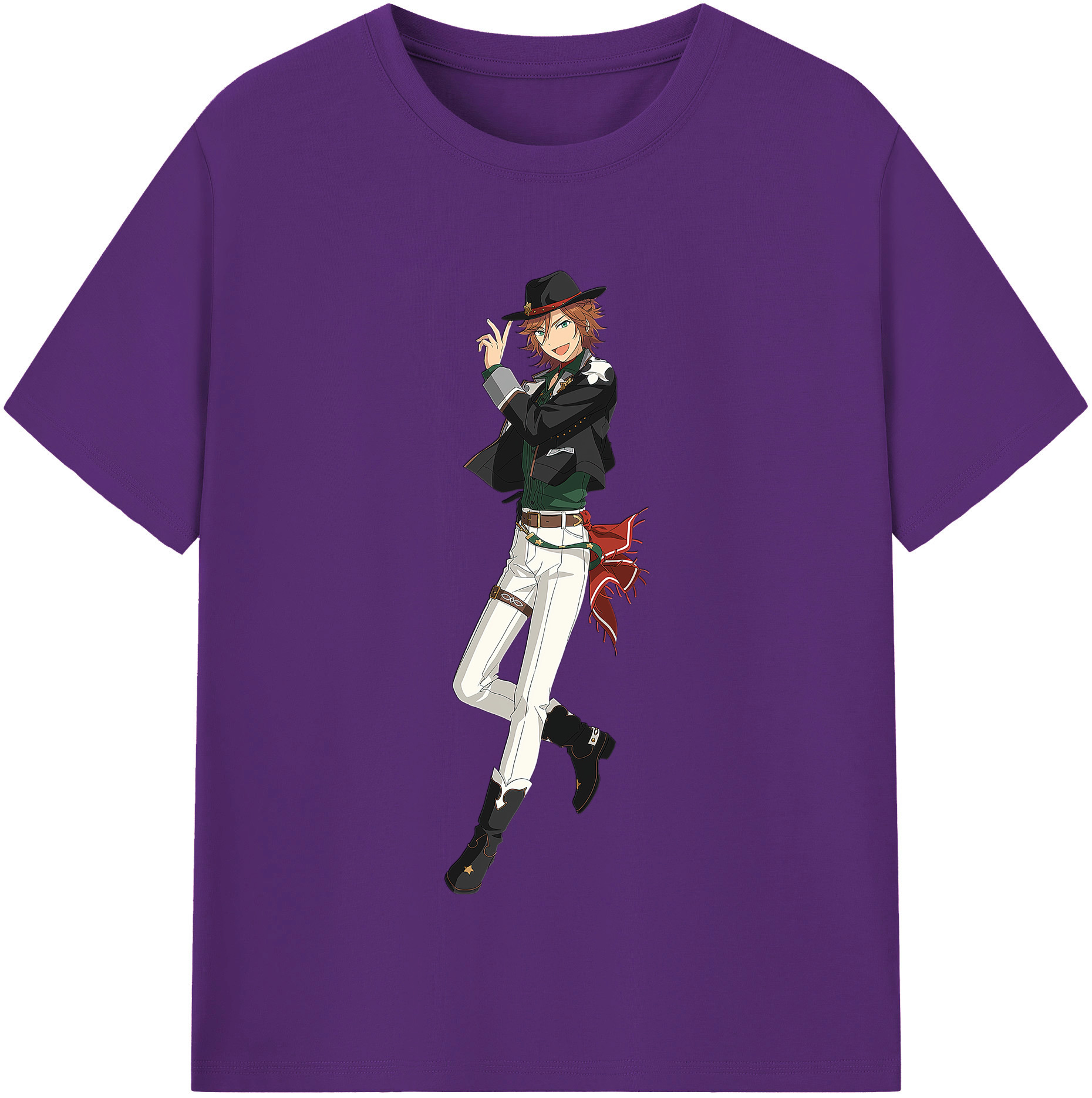 （画像用） あんさんぶるスターズ! Ensemble Stars 綿100％半袖Tシャツ（フロントプリント）