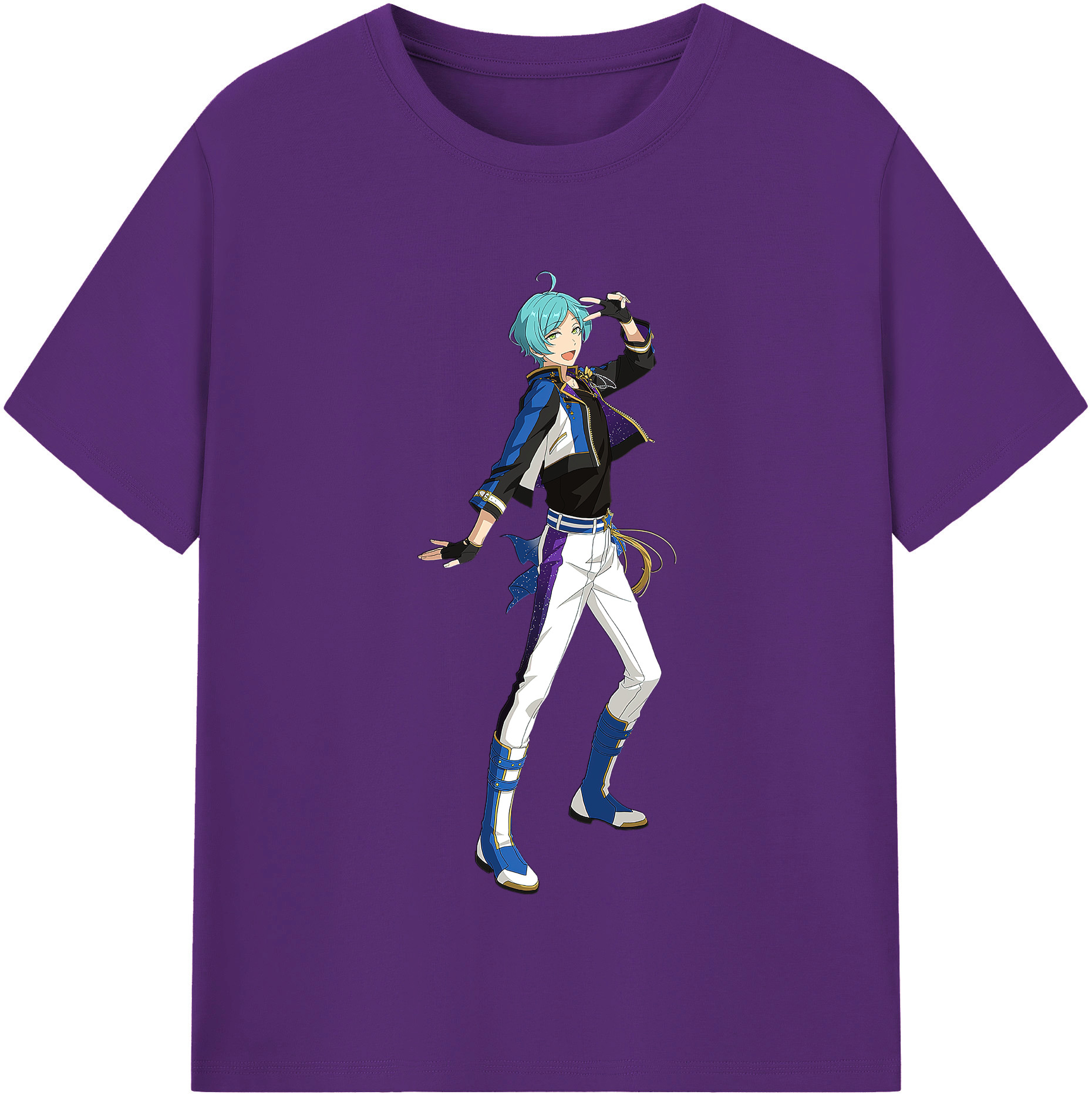 （画像用） あんさんぶるスターズ! Ensemble Stars 綿100％半袖Tシャツ（フロントプリント）