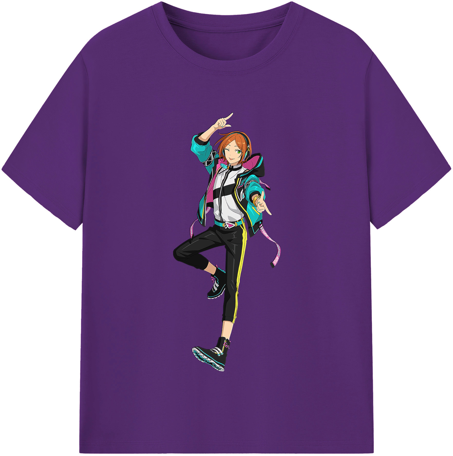 （画像用） あんさんぶるスターズ! Ensemble Stars 綿100％半袖Tシャツ（フロントプリント）
