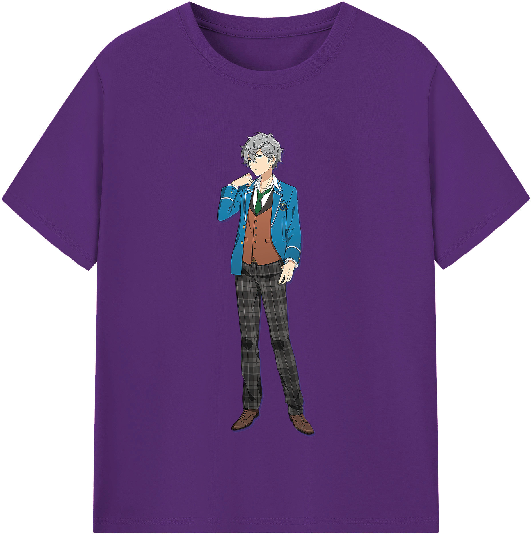 （画像用） あんさんぶるスターズ! Ensemble Stars 綿100％半袖Tシャツ（フロントプリント）