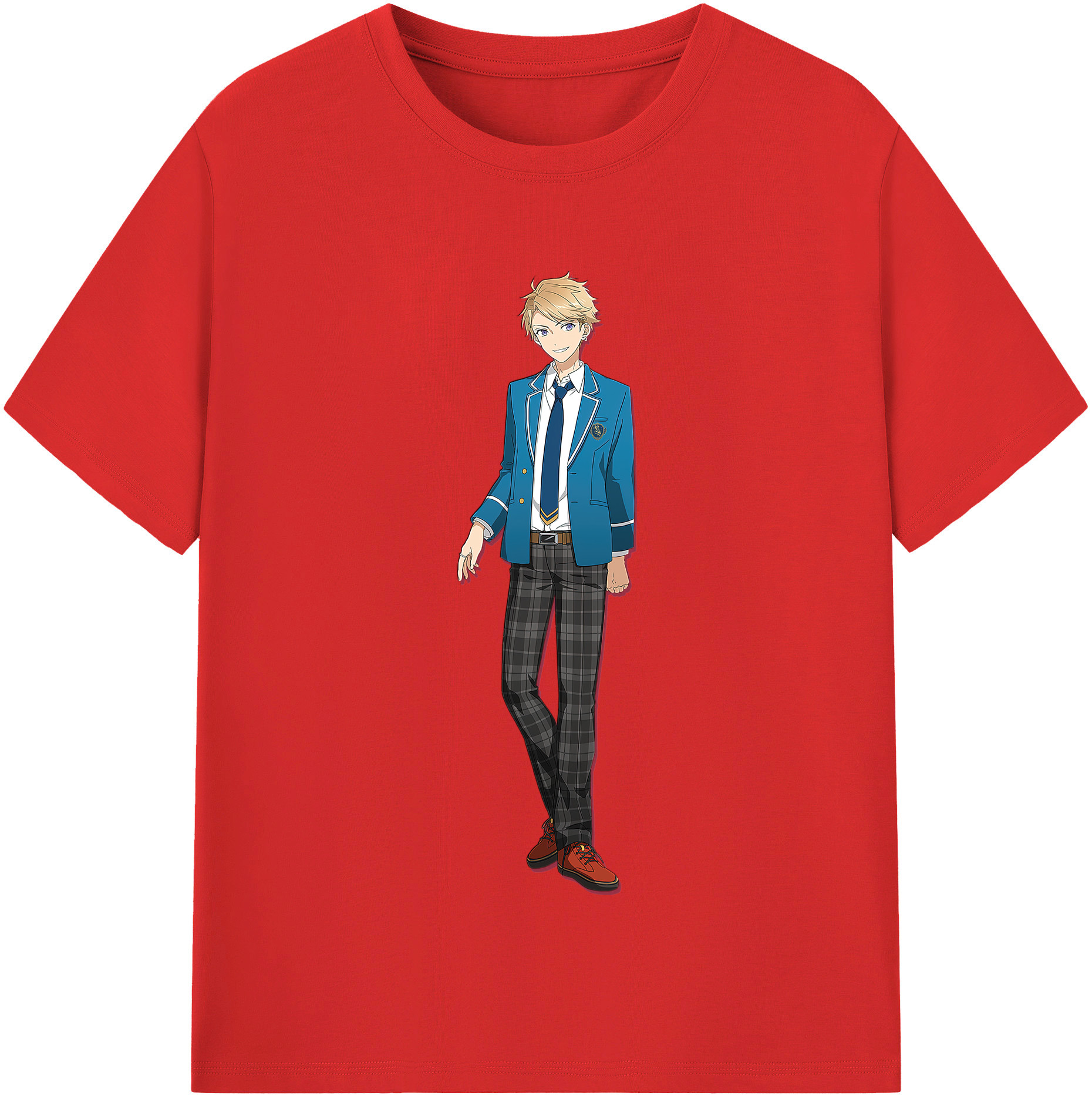 （画像用） あんさんぶるスターズ! Ensemble Stars 綿100％半袖Tシャツ（フロントプリント）