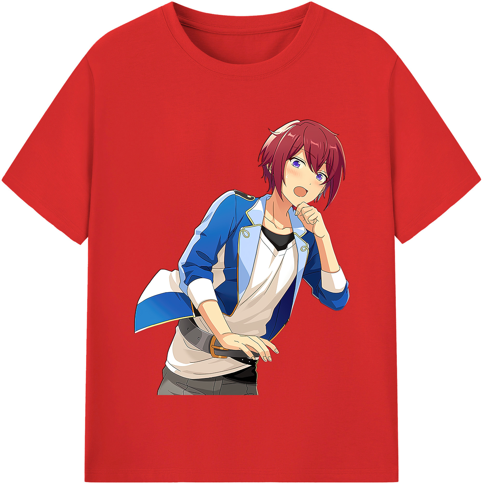 （画像用） あんさんぶるスターズ! Ensemble Stars 綿100％半袖Tシャツ（フロントプリント）