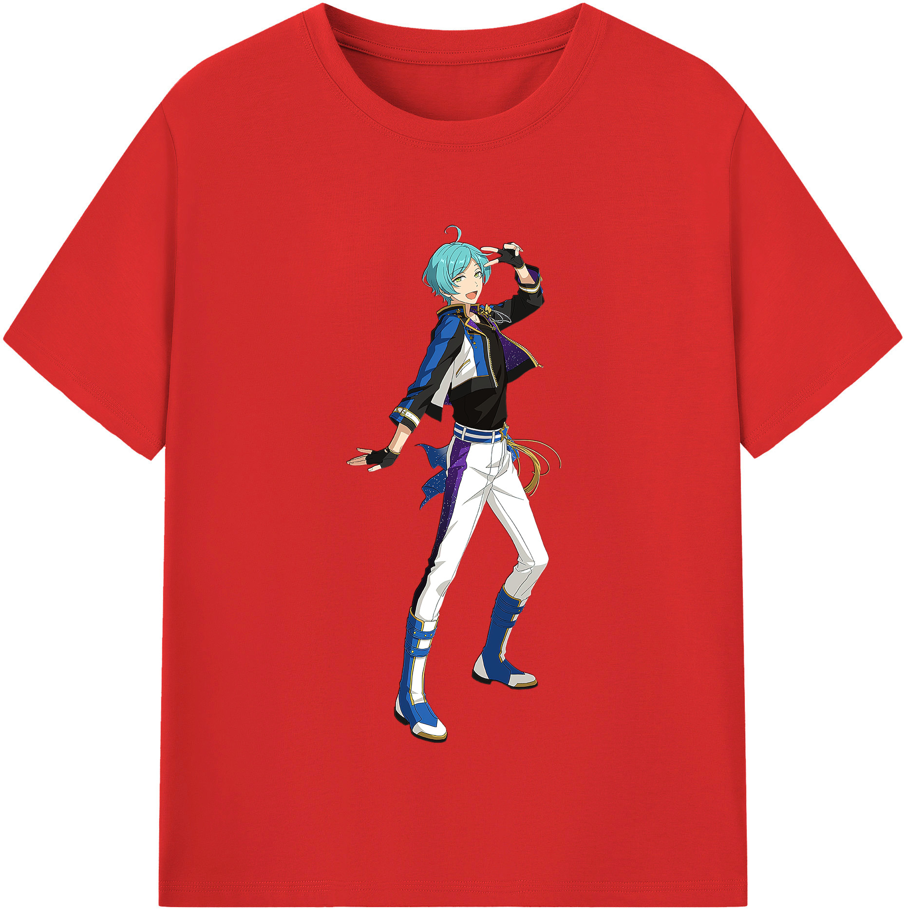 （画像用） あんさんぶるスターズ! Ensemble Stars 綿100％半袖Tシャツ（フロントプリント）