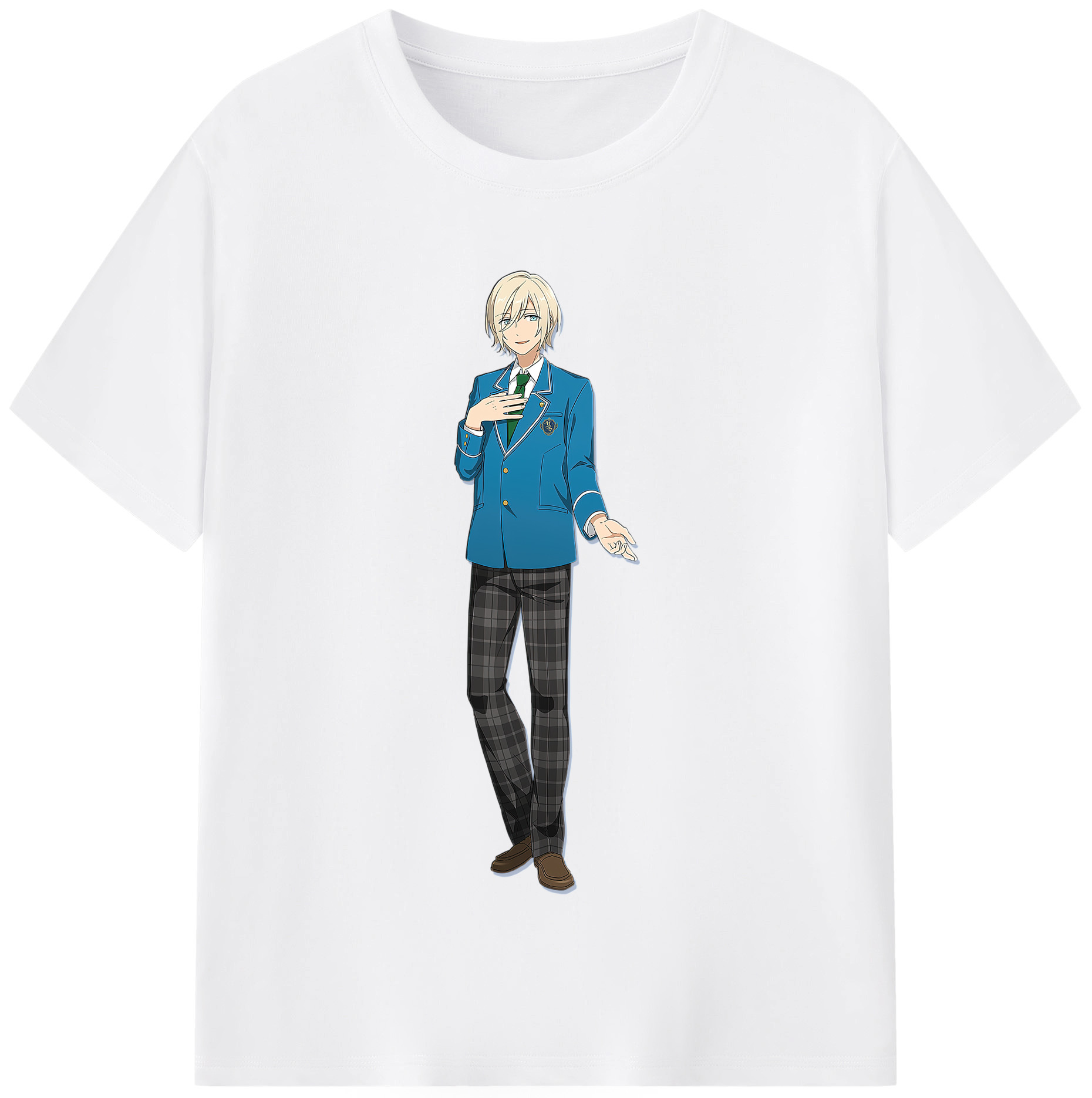 （画像用） あんさんぶるスターズ! Ensemble Stars 綿100％半袖Tシャツ（フロントプリント）