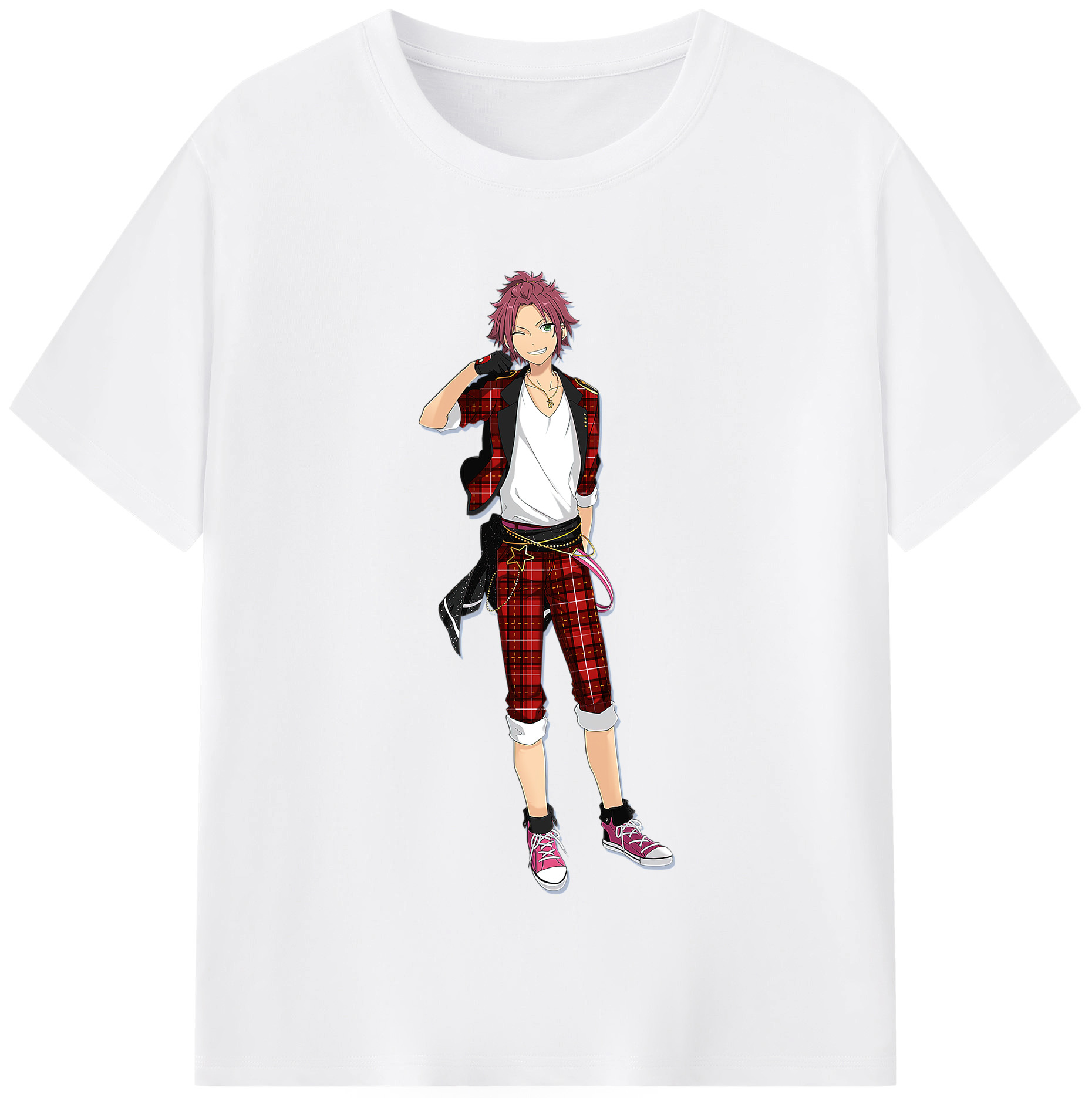 （画像用） あんさんぶるスターズ! Ensemble Stars 綿100％半袖Tシャツ（フロントプリント）