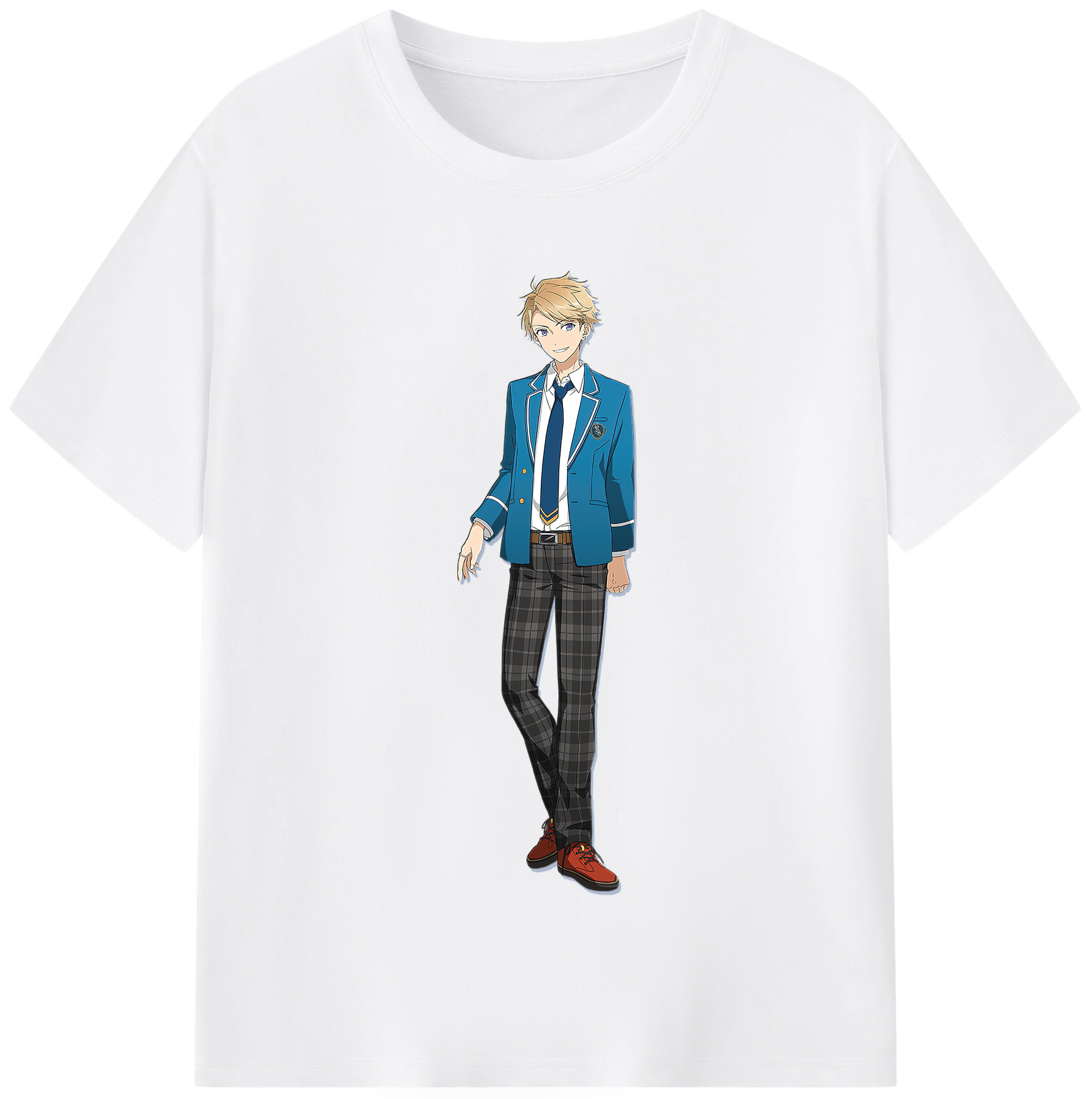 （画像用） あんさんぶるスターズ! Ensemble Stars 綿100％半袖Tシャツ（フロントプリント）