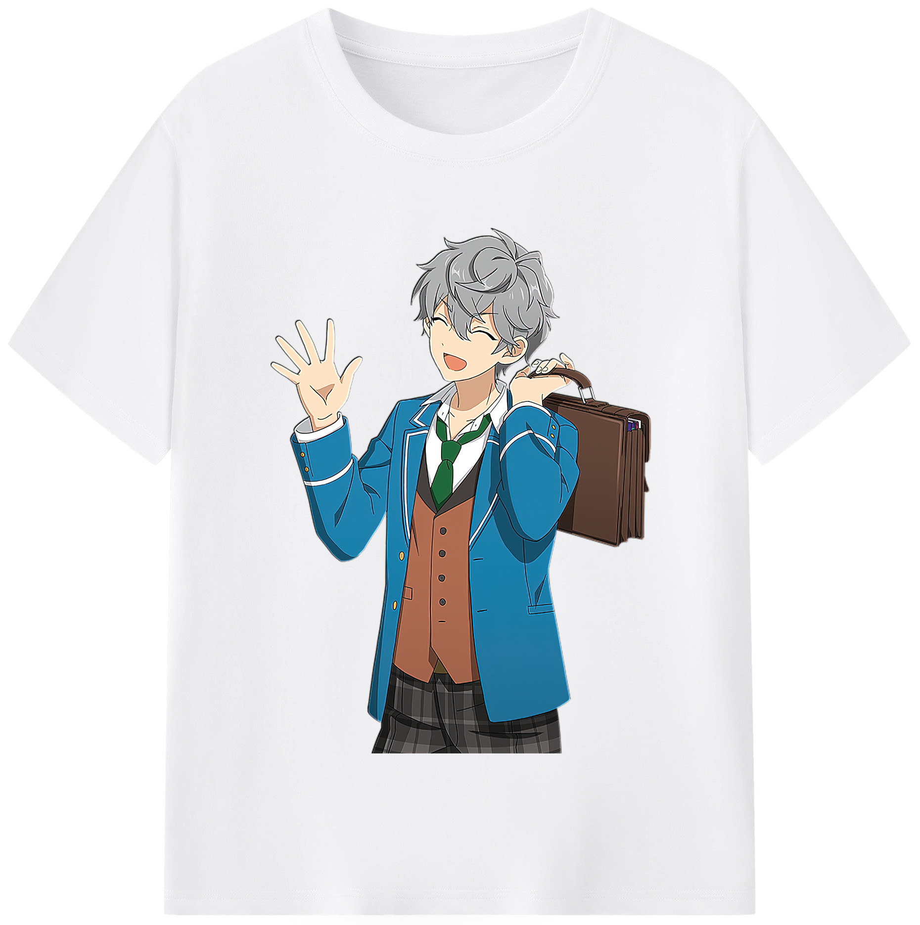 （画像用） あんさんぶるスターズ! Ensemble Stars 綿100％半袖Tシャツ（フロントプリント）