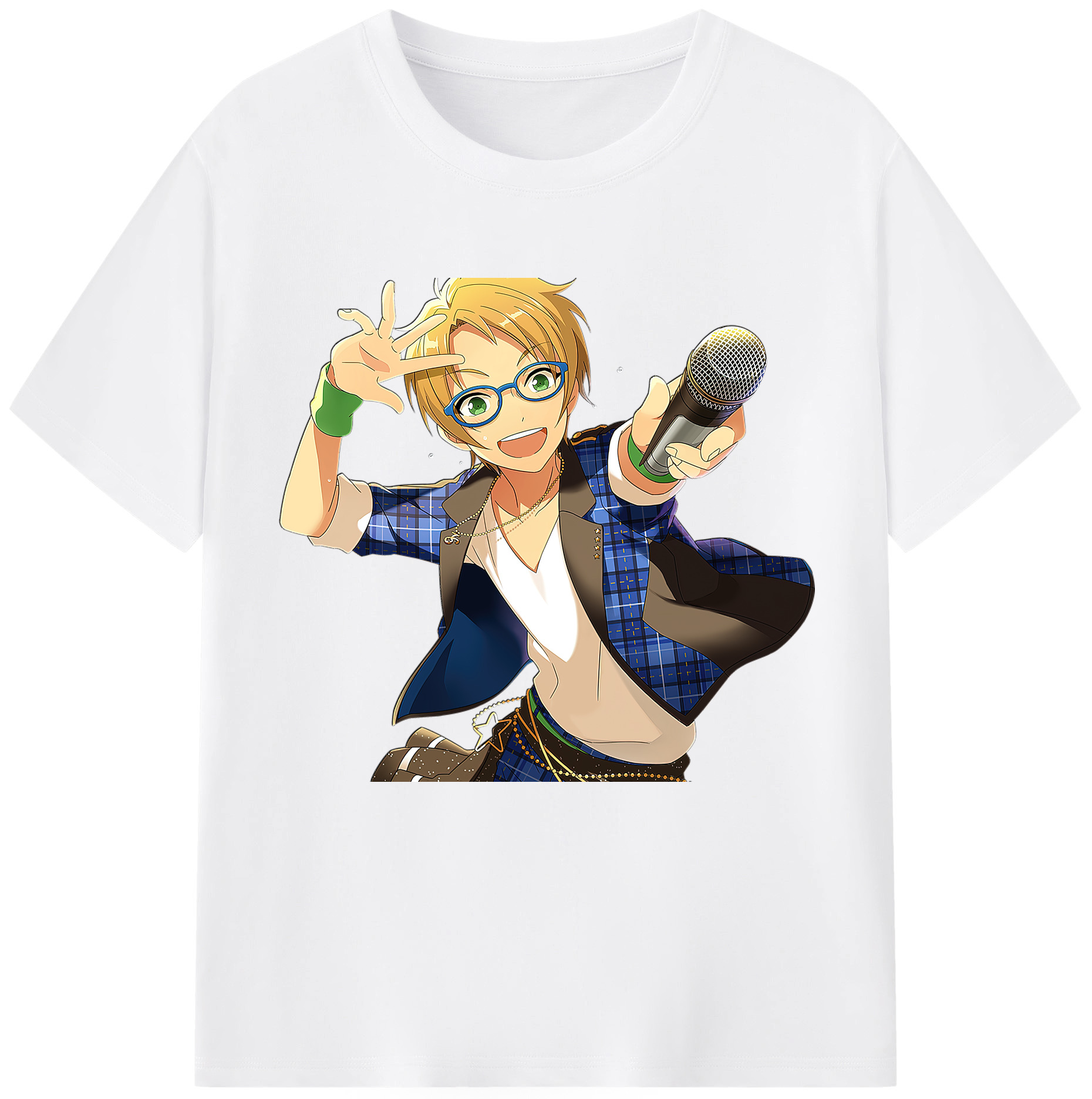 （画像用） あんさんぶるスターズ! Ensemble Stars 綿100％半袖Tシャツ（フロントプリント）