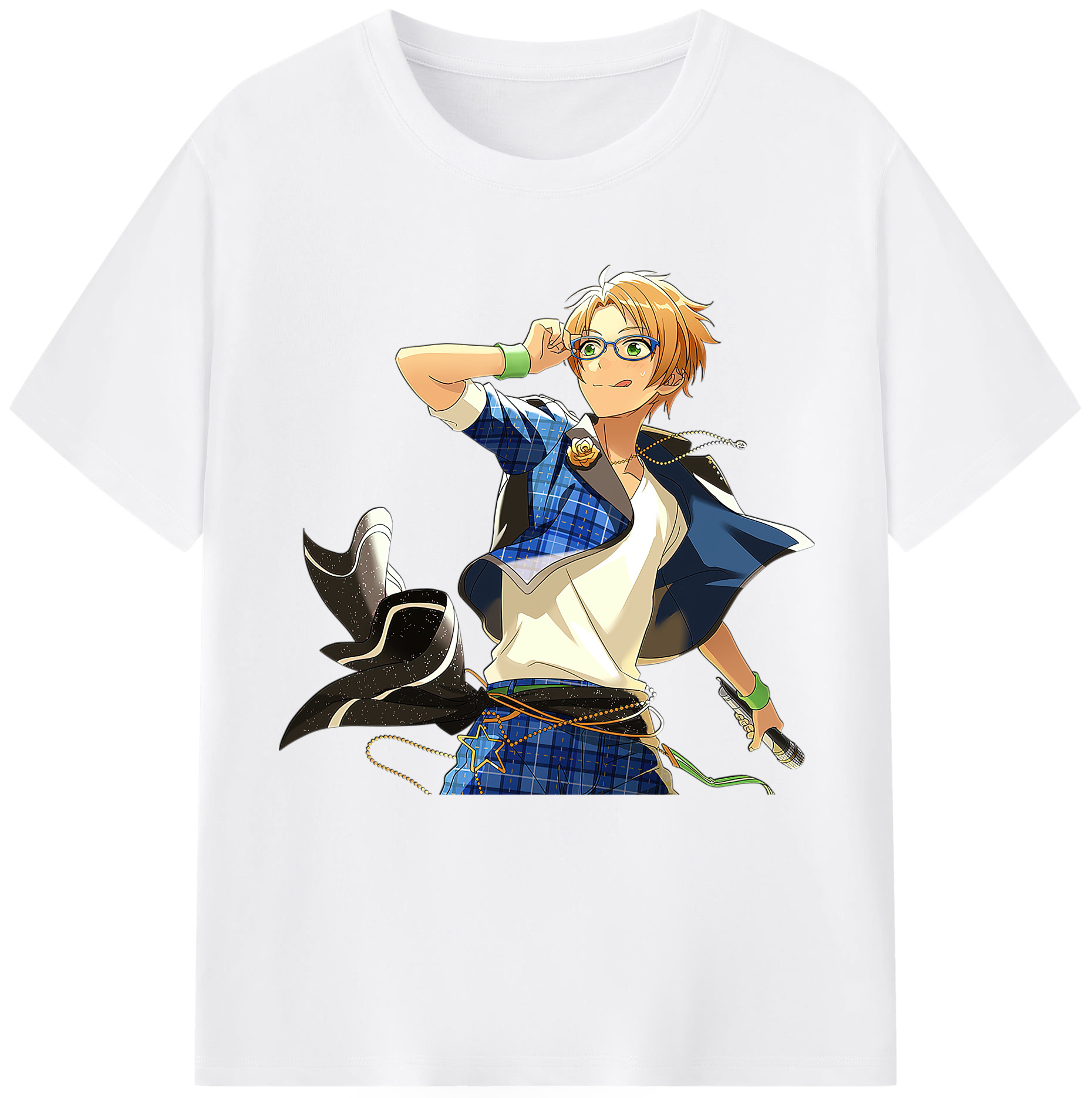 （画像用） あんさんぶるスターズ! Ensemble Stars 綿100％半袖Tシャツ（フロントプリント）