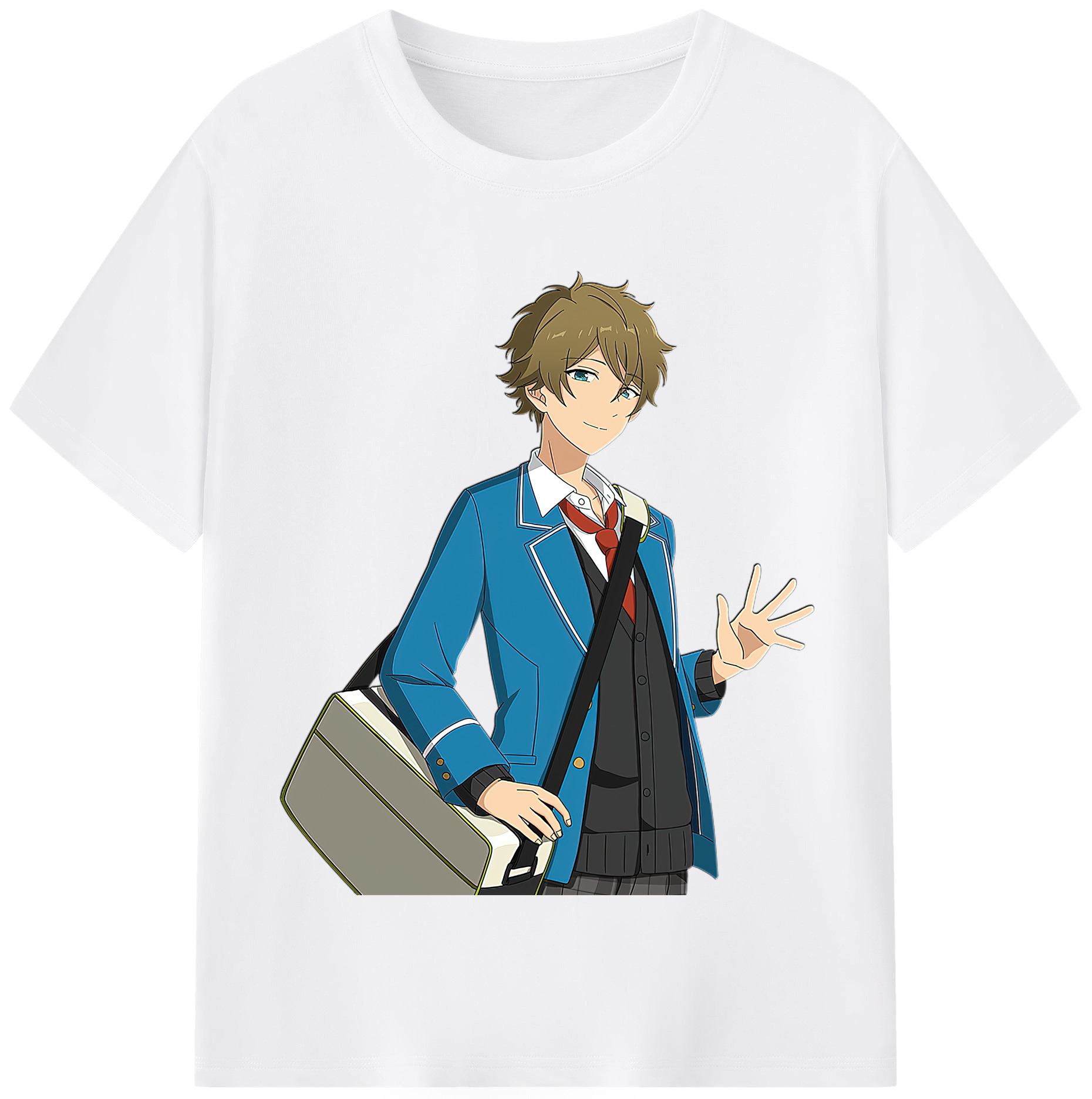 （画像用） あんさんぶるスターズ! Ensemble Stars 綿100％半袖Tシャツ（フロントプリント）