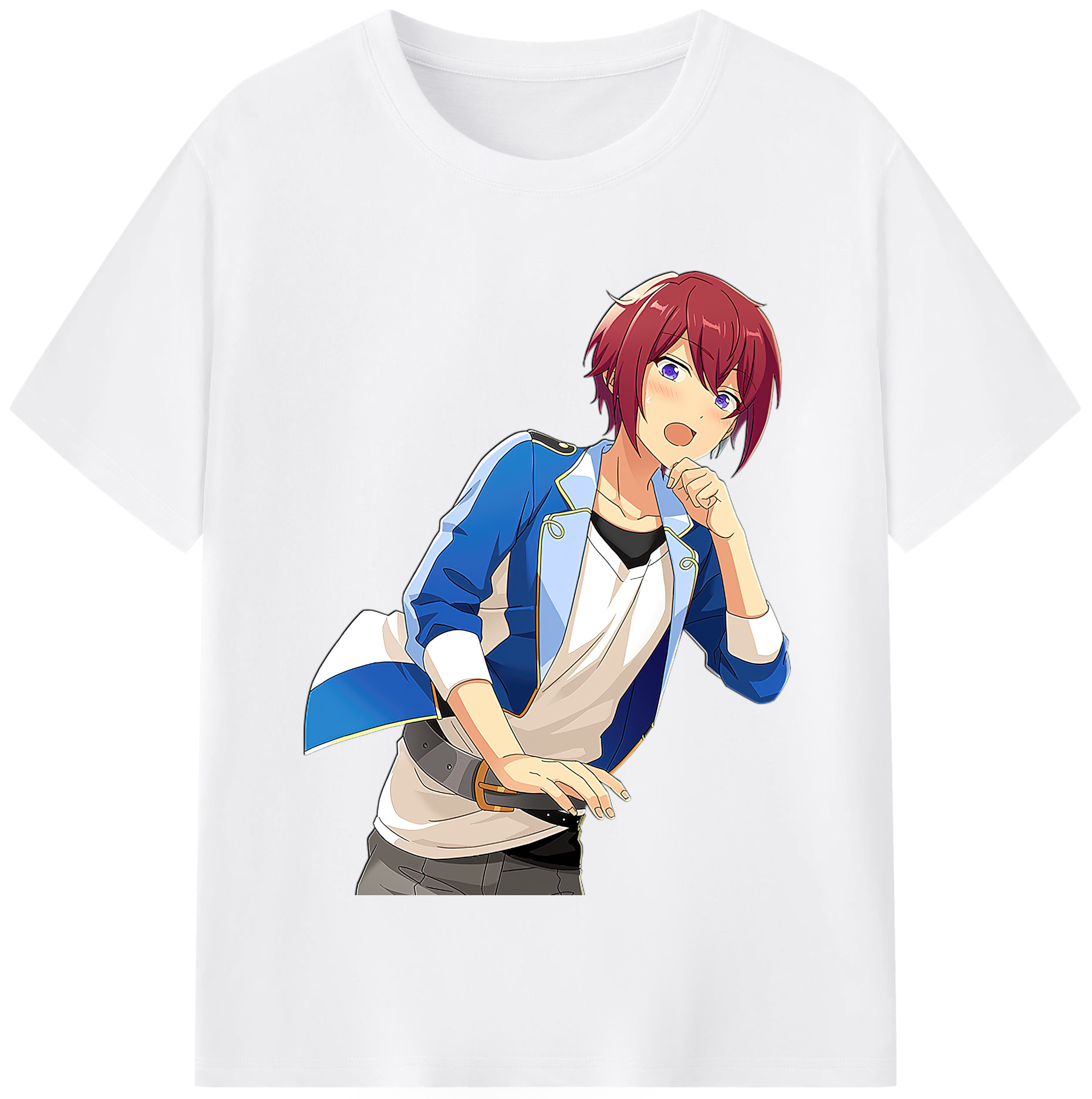 （画像用） あんさんぶるスターズ! Ensemble Stars 綿100％半袖Tシャツ（フロントプリント）