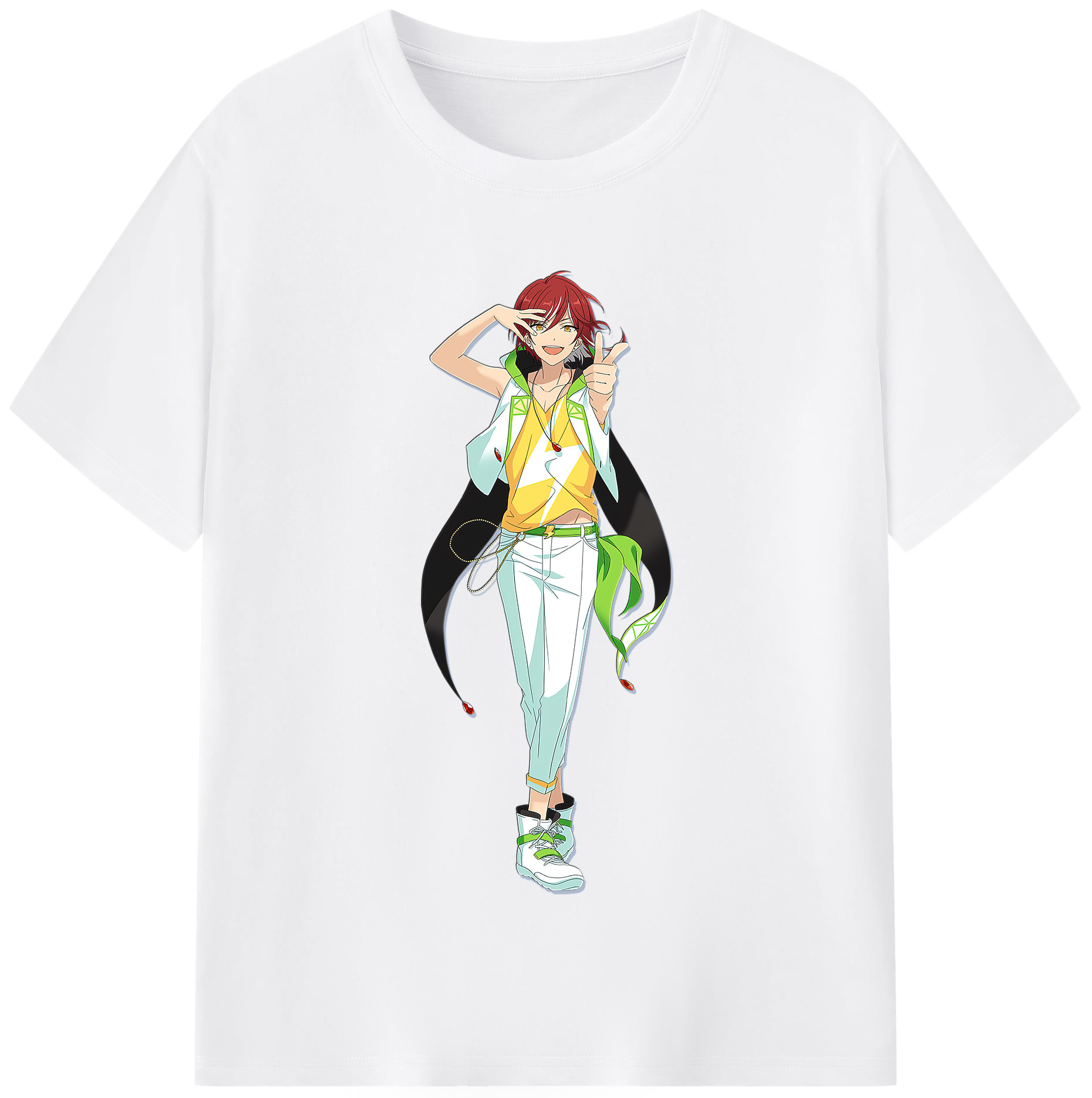 （画像用） あんさんぶるスターズ! Ensemble Stars 綿100％半袖Tシャツ（フロントプリント）