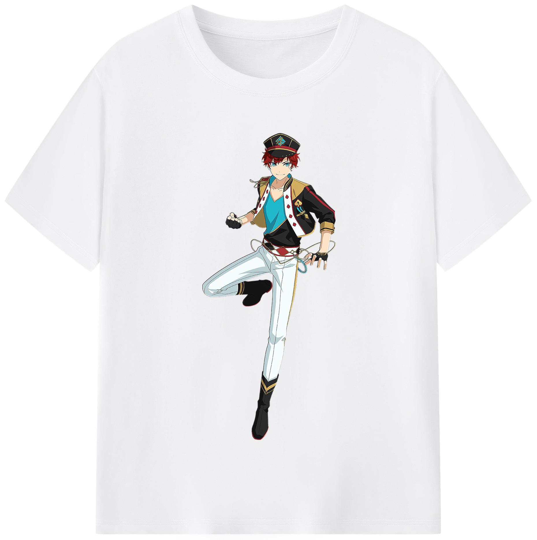 （画像用） あんさんぶるスターズ! Ensemble Stars 綿100％半袖Tシャツ（フロントプリント）