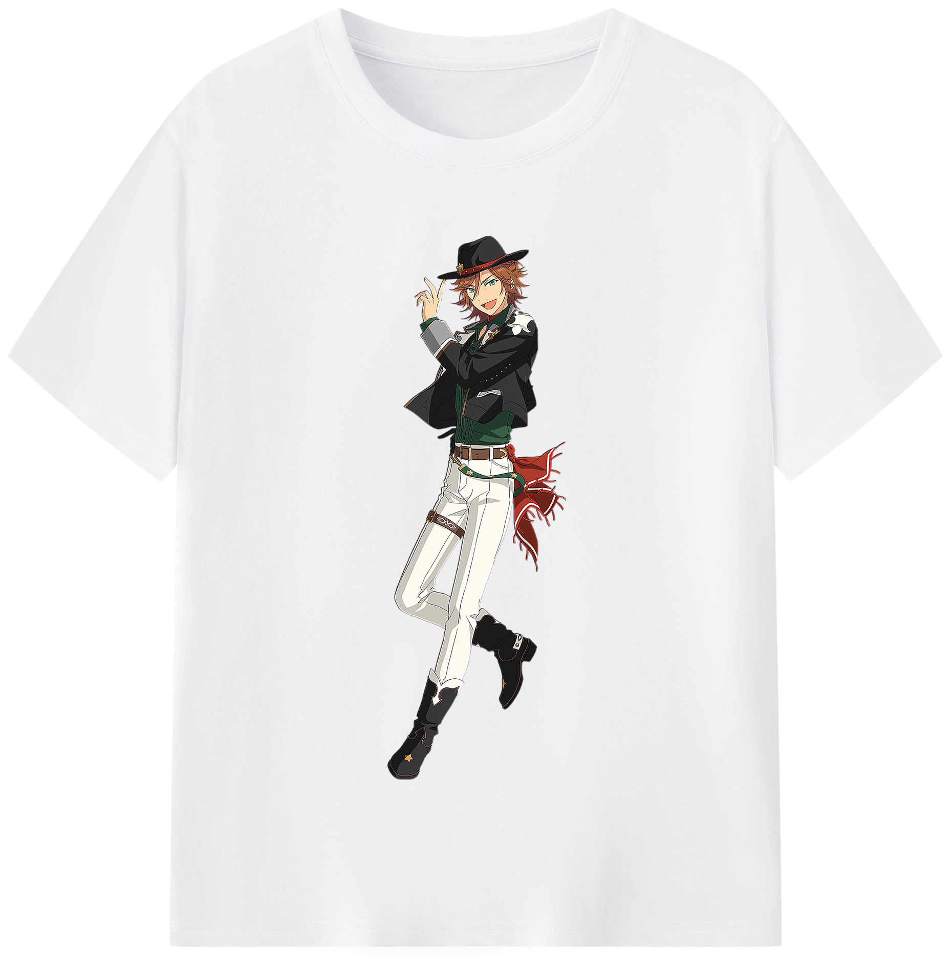 （画像用） あんさんぶるスターズ! Ensemble Stars 綿100％半袖Tシャツ（フロントプリント）