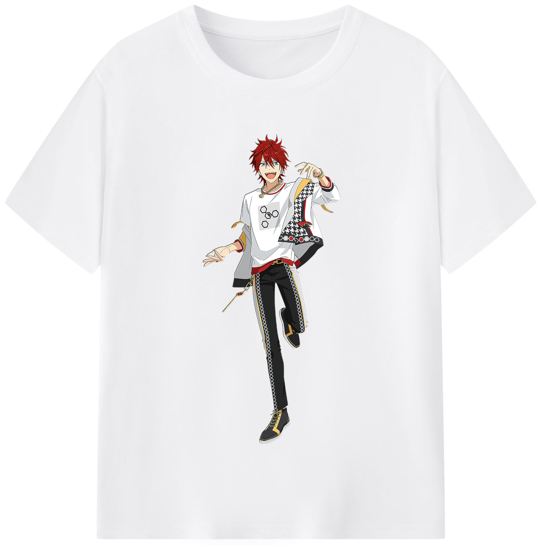 （画像用） あんさんぶるスターズ! Ensemble Stars 綿100％半袖Tシャツ（フロントプリント）