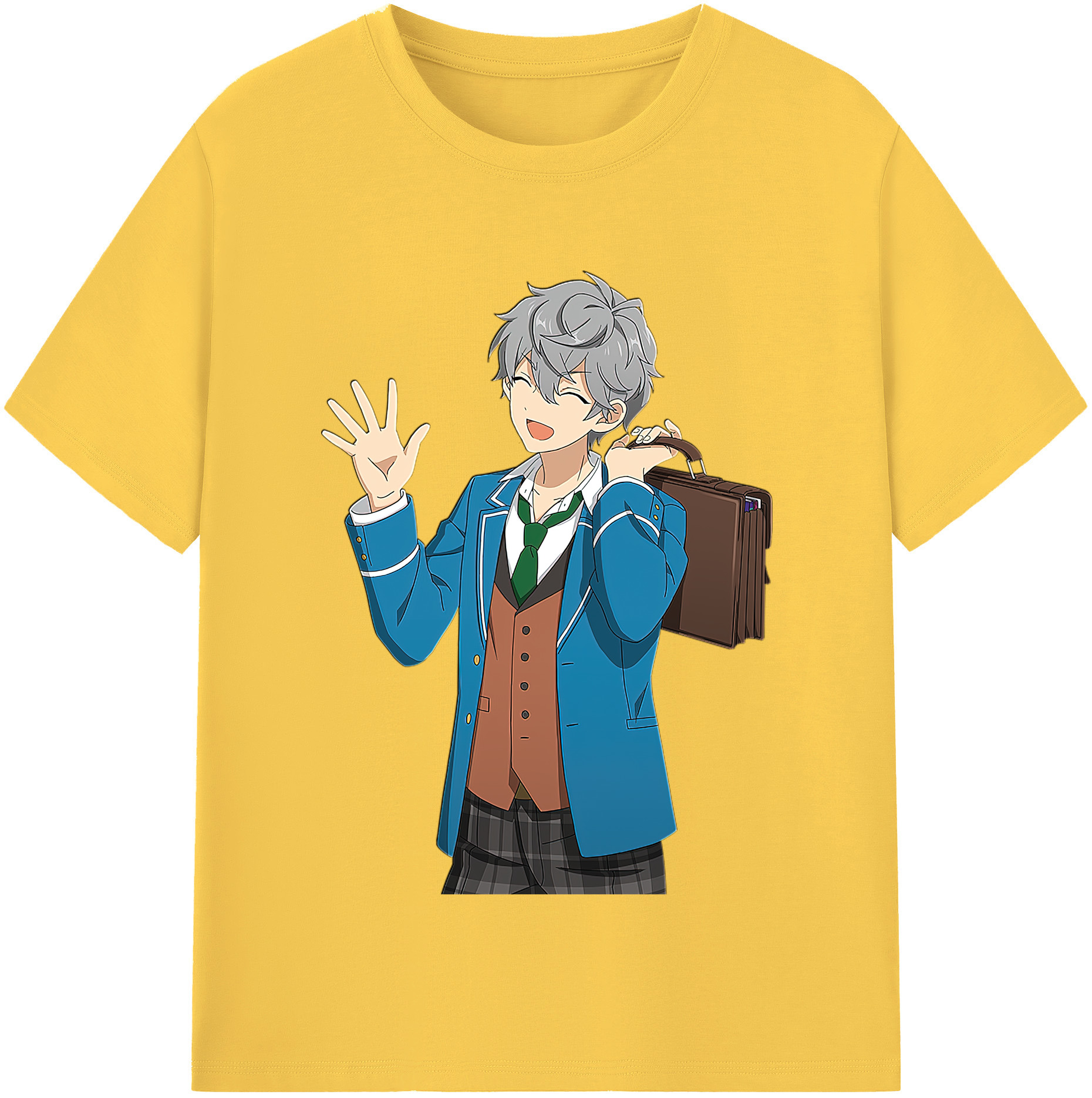 （画像用） あんさんぶるスターズ! Ensemble Stars 綿100％半袖Tシャツ（フロントプリント）