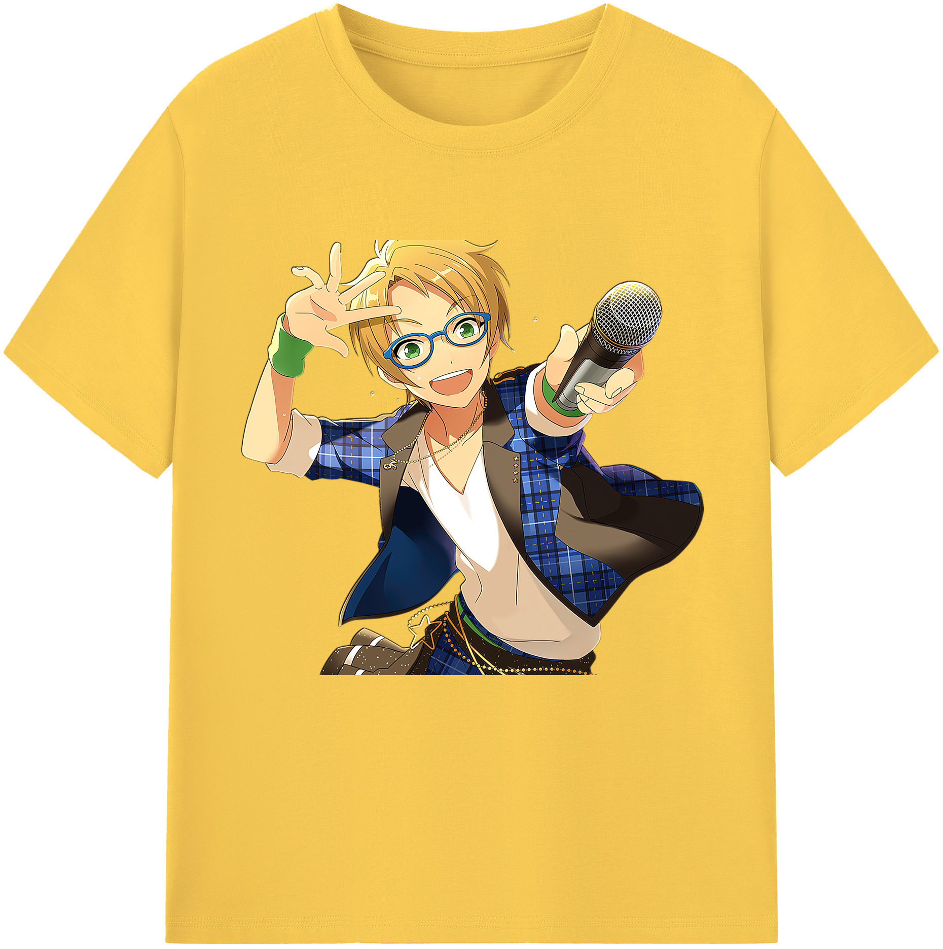 （画像用） あんさんぶるスターズ! Ensemble Stars 綿100％半袖Tシャツ（フロントプリント）