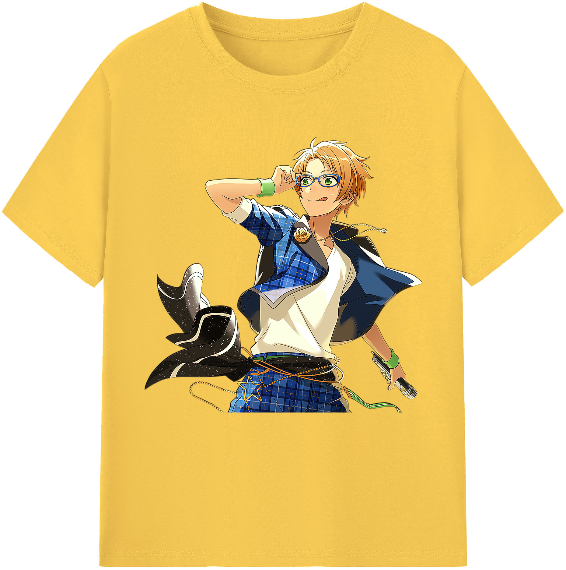 （画像用） あんさんぶるスターズ! Ensemble Stars 綿100％半袖Tシャツ（フロントプリント）