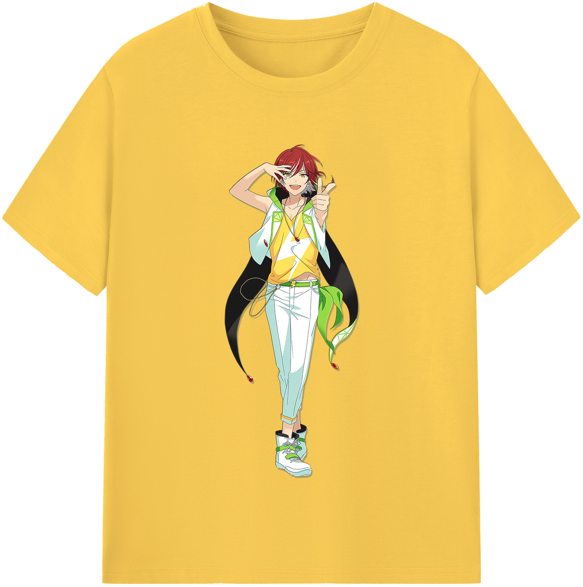 （画像用） あんさんぶるスターズ! Ensemble Stars 綿100％半袖Tシャツ（フロントプリント）