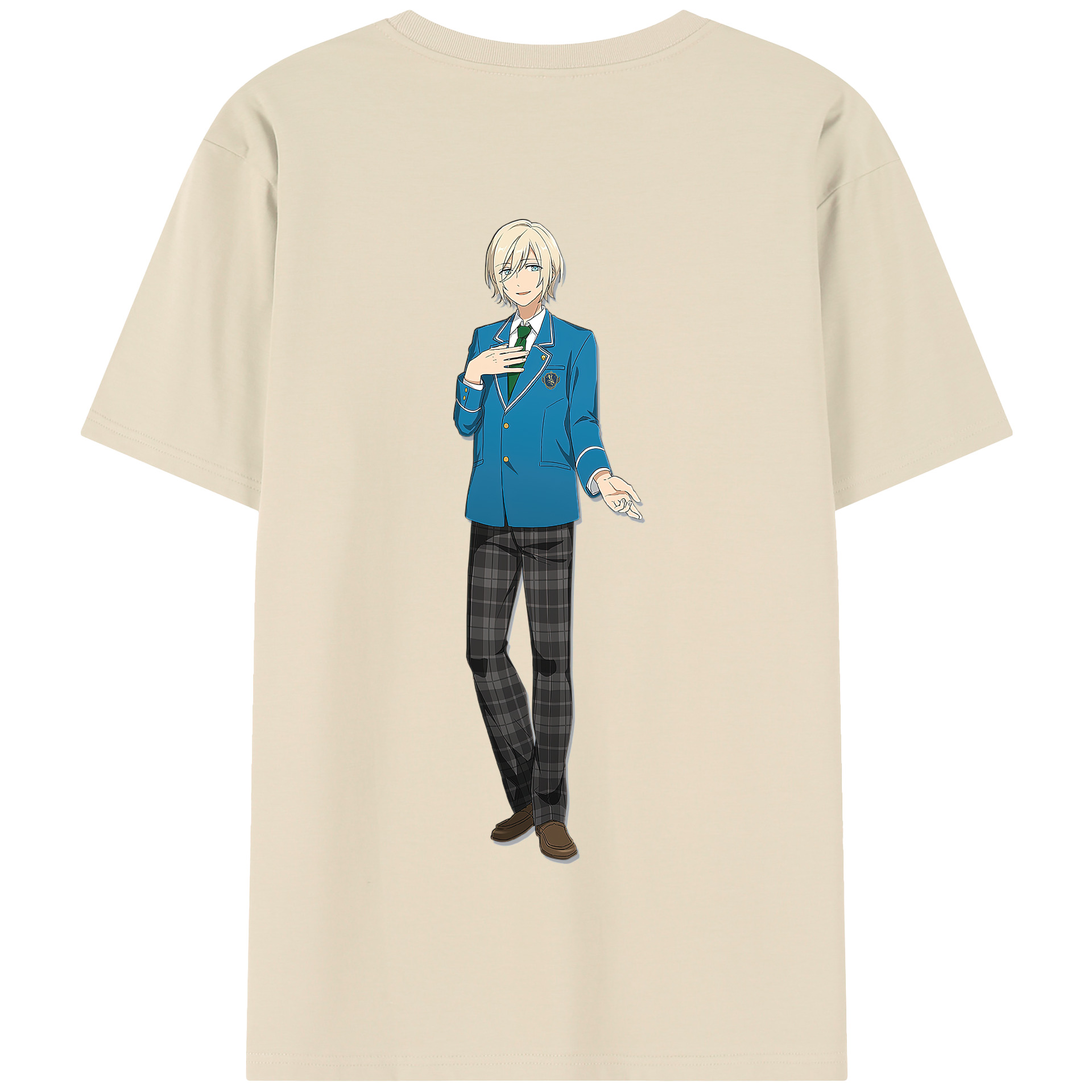 （画像用） あんさんぶるスターズ! Ensemble Stars 綿100％半袖Tシャツ（背面プリント）