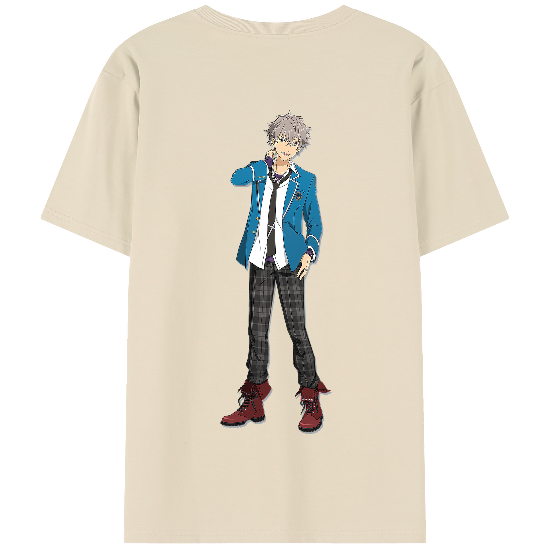 （画像用） あんさんぶるスターズ! Ensemble Stars 綿100％半袖Tシャツ（背面プリント）