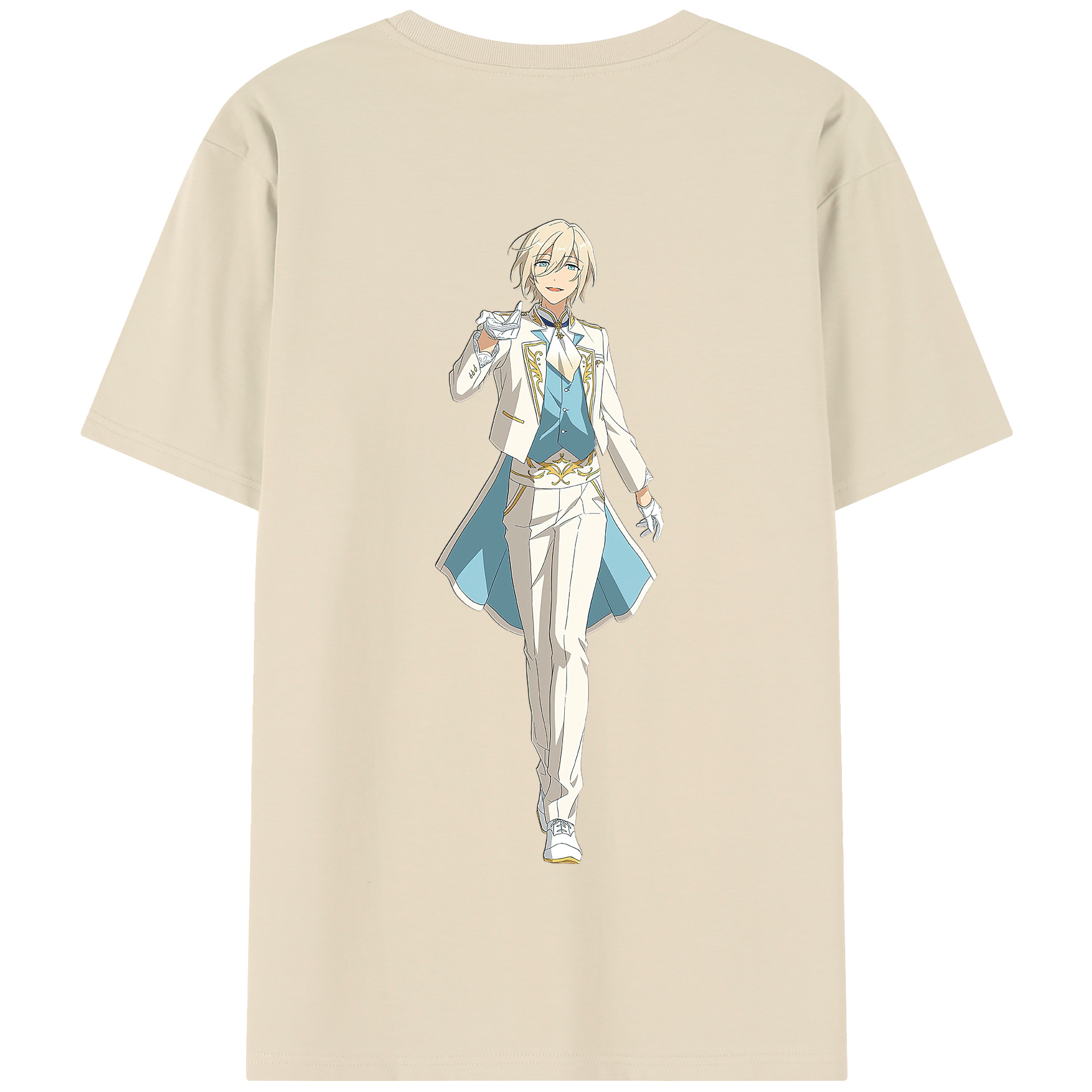 （画像用） あんさんぶるスターズ! Ensemble Stars 綿100％半袖Tシャツ（背面プリント）