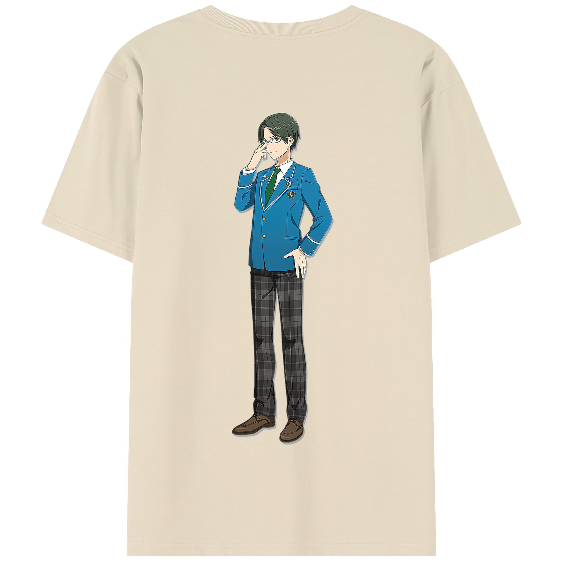 （画像用） あんさんぶるスターズ! Ensemble Stars 綿100％半袖Tシャツ（背面プリント）