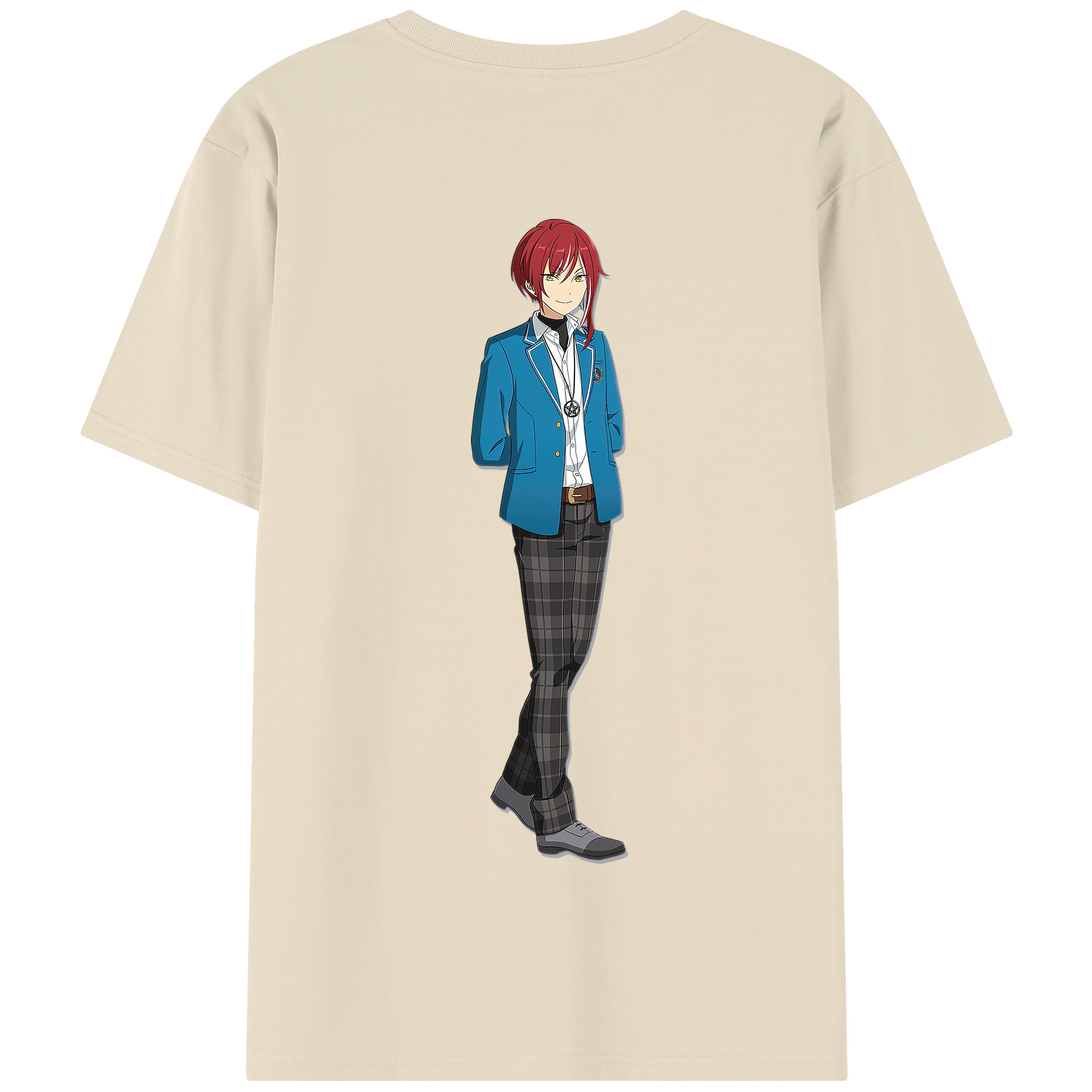 （画像用） あんさんぶるスターズ! Ensemble Stars 綿100％半袖Tシャツ（背面プリント）