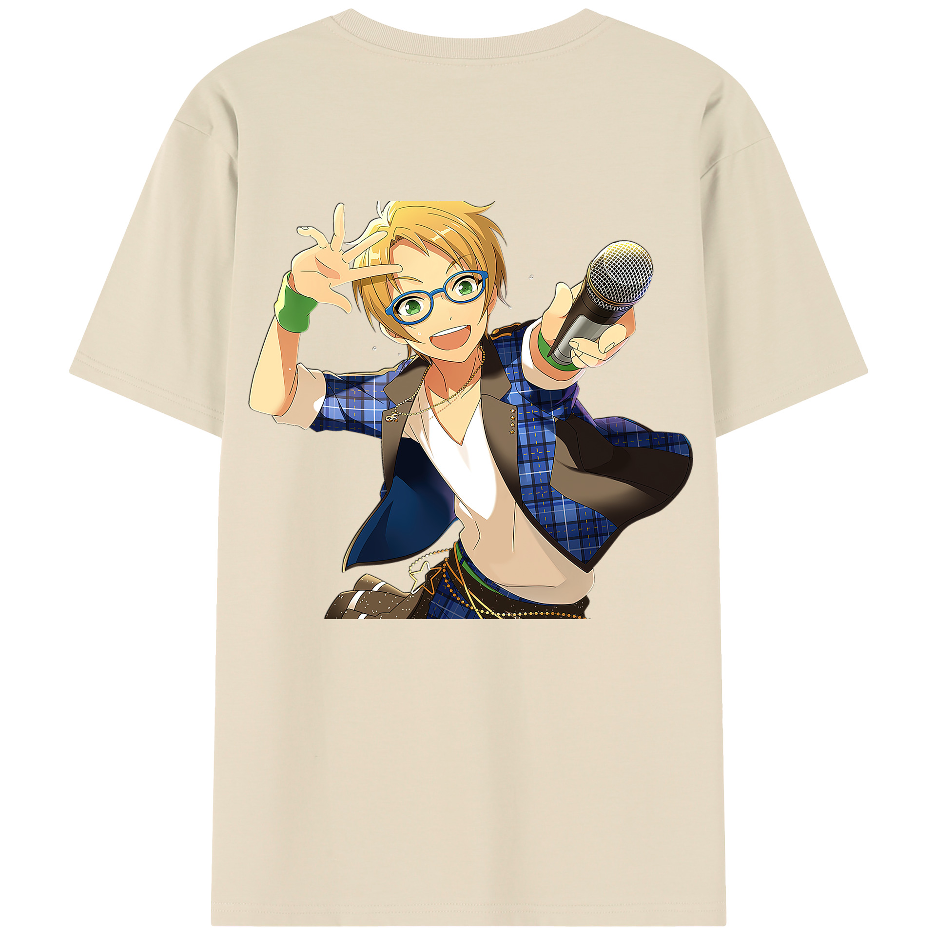 （画像用） あんさんぶるスターズ! Ensemble Stars 綿100％半袖Tシャツ（背面プリント）