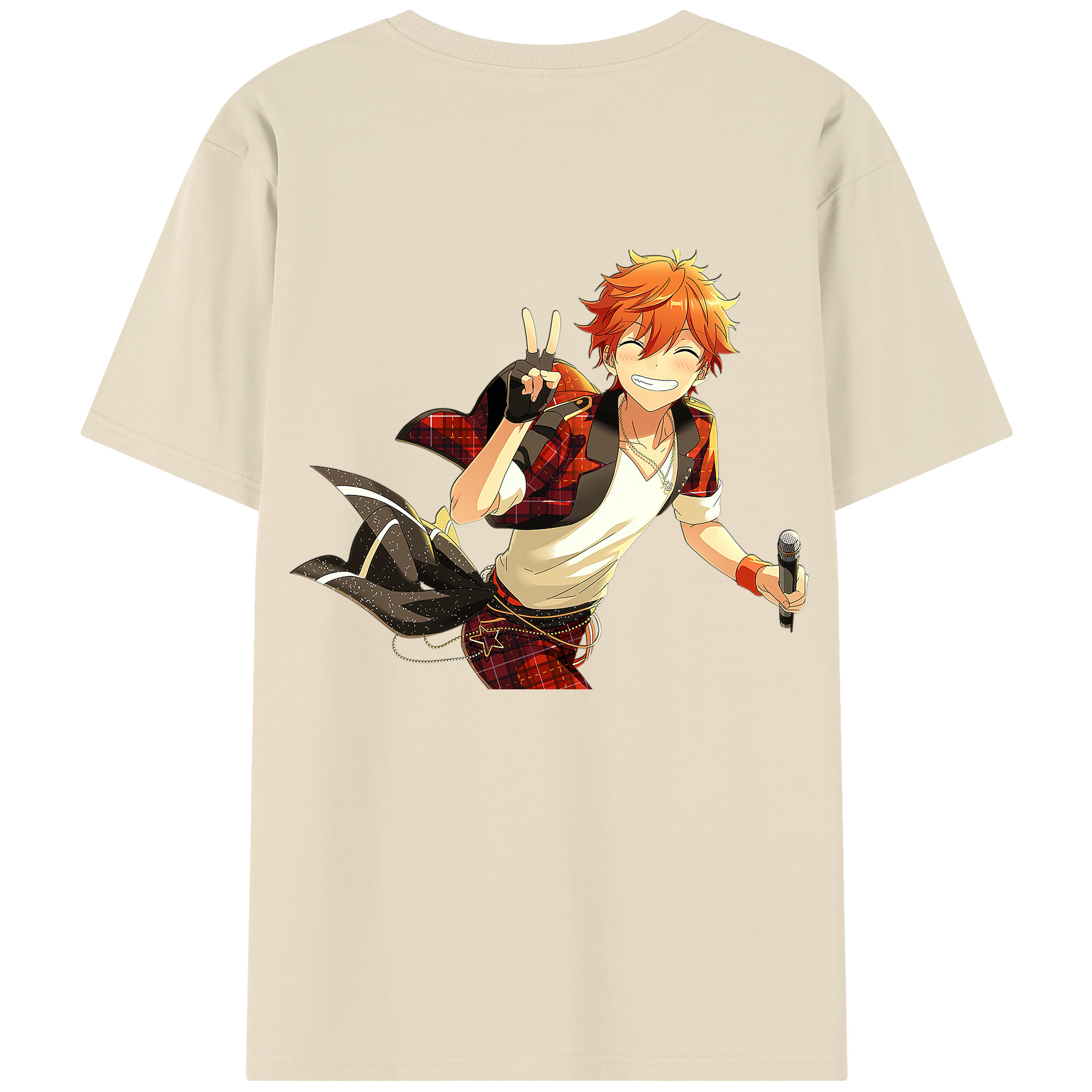 （画像用） あんさんぶるスターズ! Ensemble Stars 綿100％半袖Tシャツ（背面プリント）