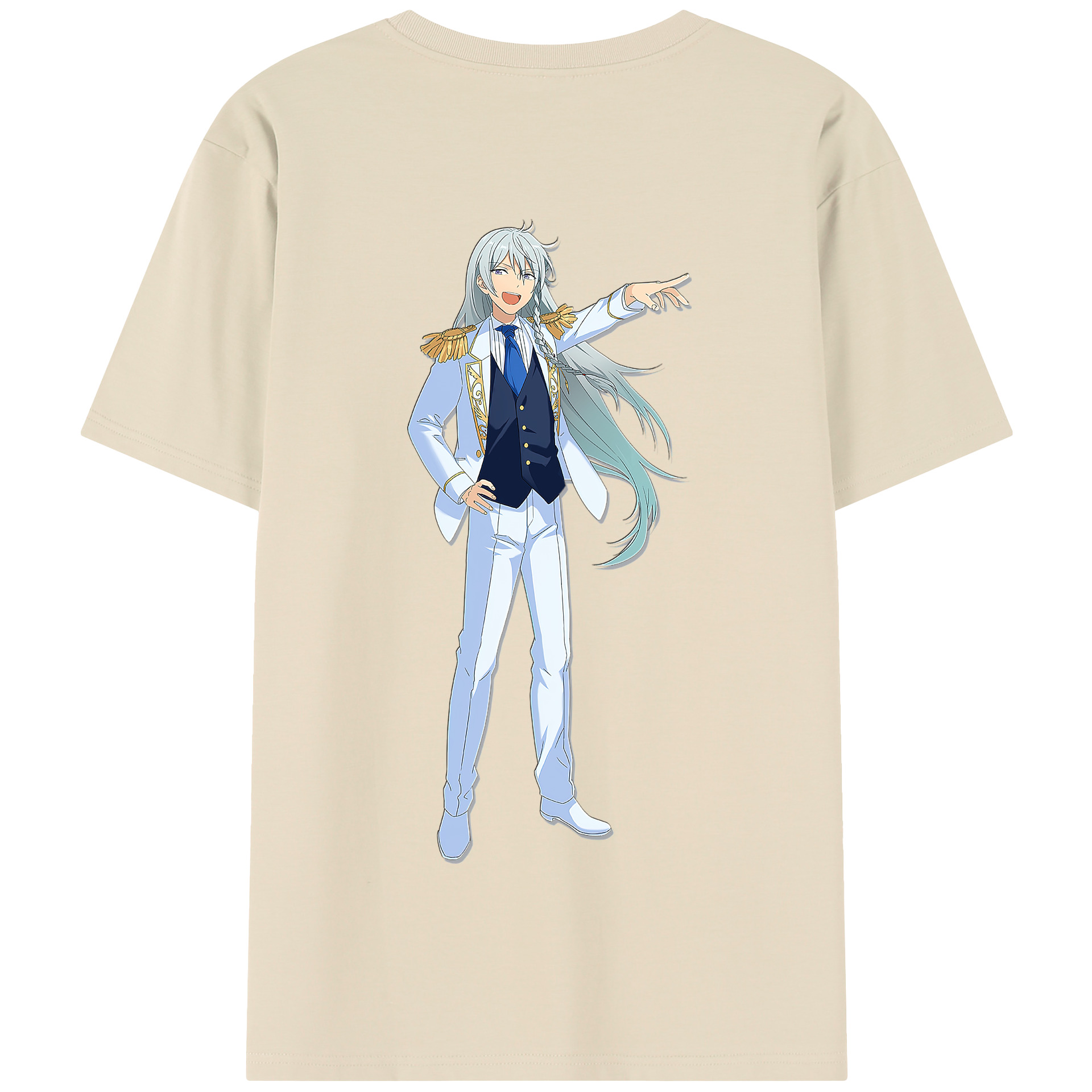 （画像用） あんさんぶるスターズ! Ensemble Stars 綿100％半袖Tシャツ（背面プリント）