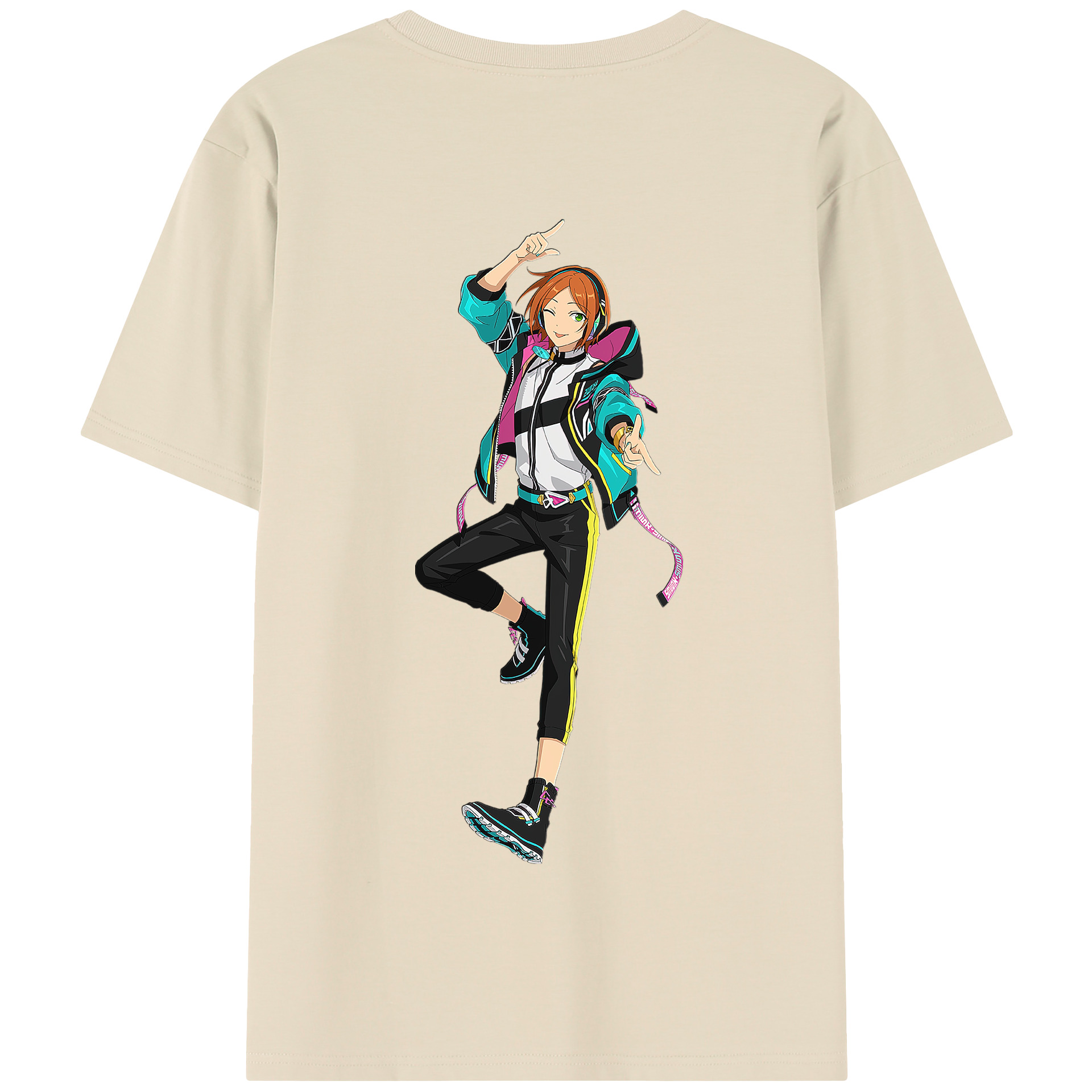 （画像用） あんさんぶるスターズ! Ensemble Stars 綿100％半袖Tシャツ（背面プリント）